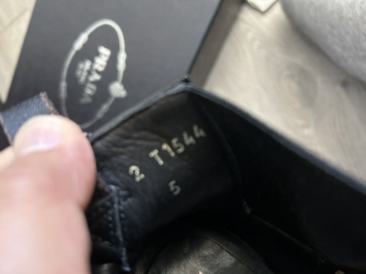 Prada Vintage Prada Black Leather boots Size US 6.5 / EU 39-40 - 6 Thumbnail
