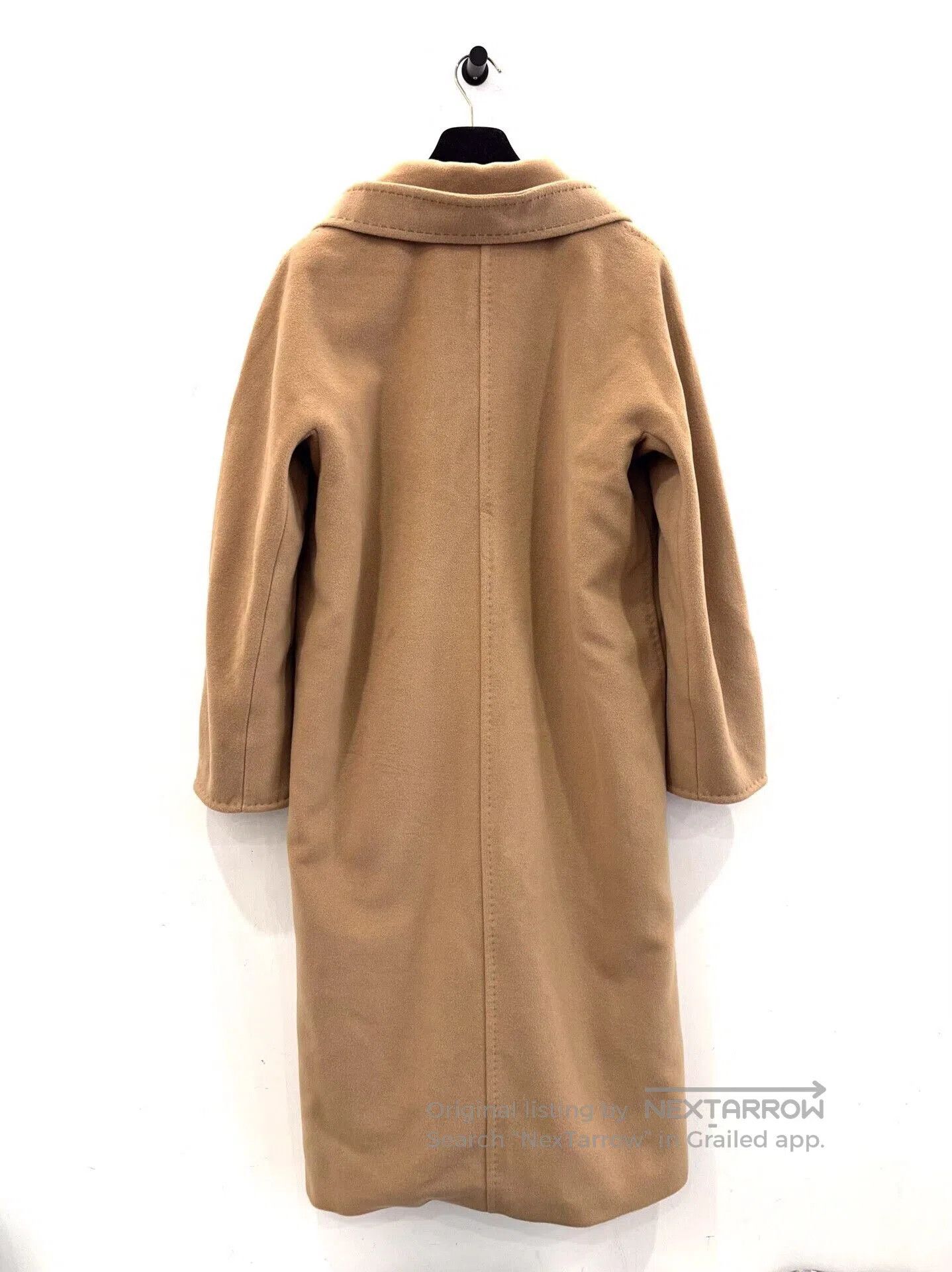 Max Mara MaxMara 101801 Women's Camel Wool Coat. Size XXS / US 00 / IT 34 - 3 Thumbnail