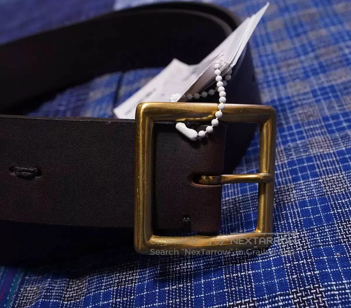 Visvim Visvim 40mm Plain Brown Leather Belt. Size ONE SIZE - 2 Thumbnail