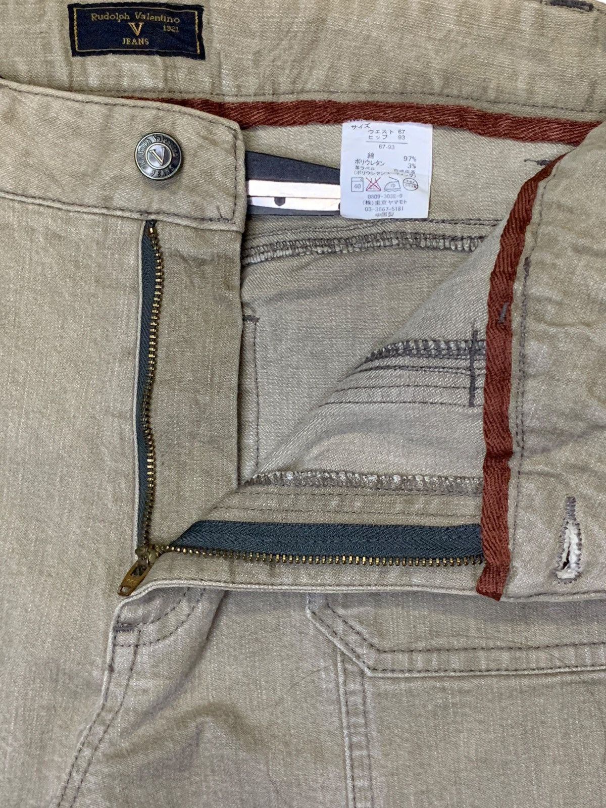 Valentino Vintage Rudolph Valentino Fatigue Baker Pants Flare Jeans Size US 29 - 9 Thumbnail
