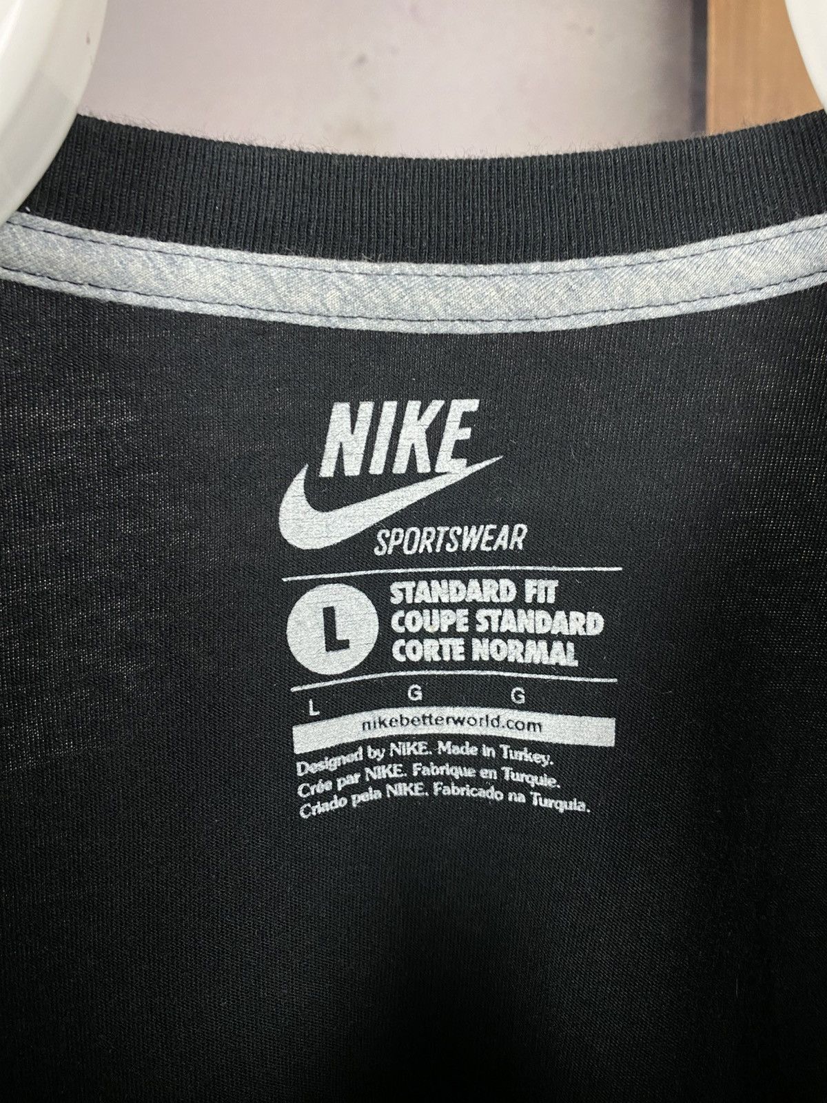 Nike 🏀Vintage 00s T-Shirt Nike Basketball Robot VTG Tee🏀 Size US L / EU 52-54 / 3 - 10 Thumbnail