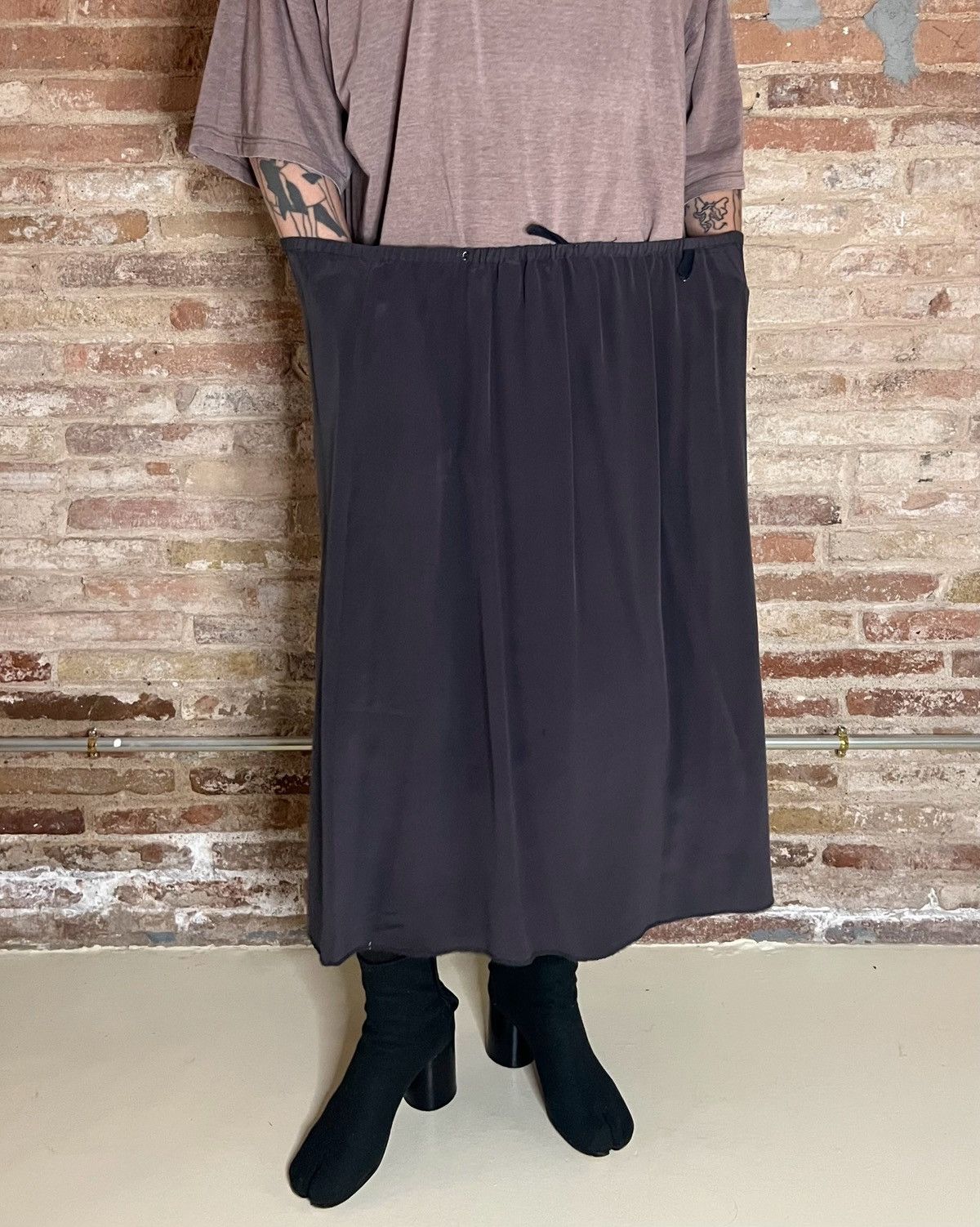 Maison Margiela S/S 2001 ARTISANAL RUNWAY OVERSIZED PANELED SKIRT Size 28" / US 6 / IT 42 - 3 Thumbnail