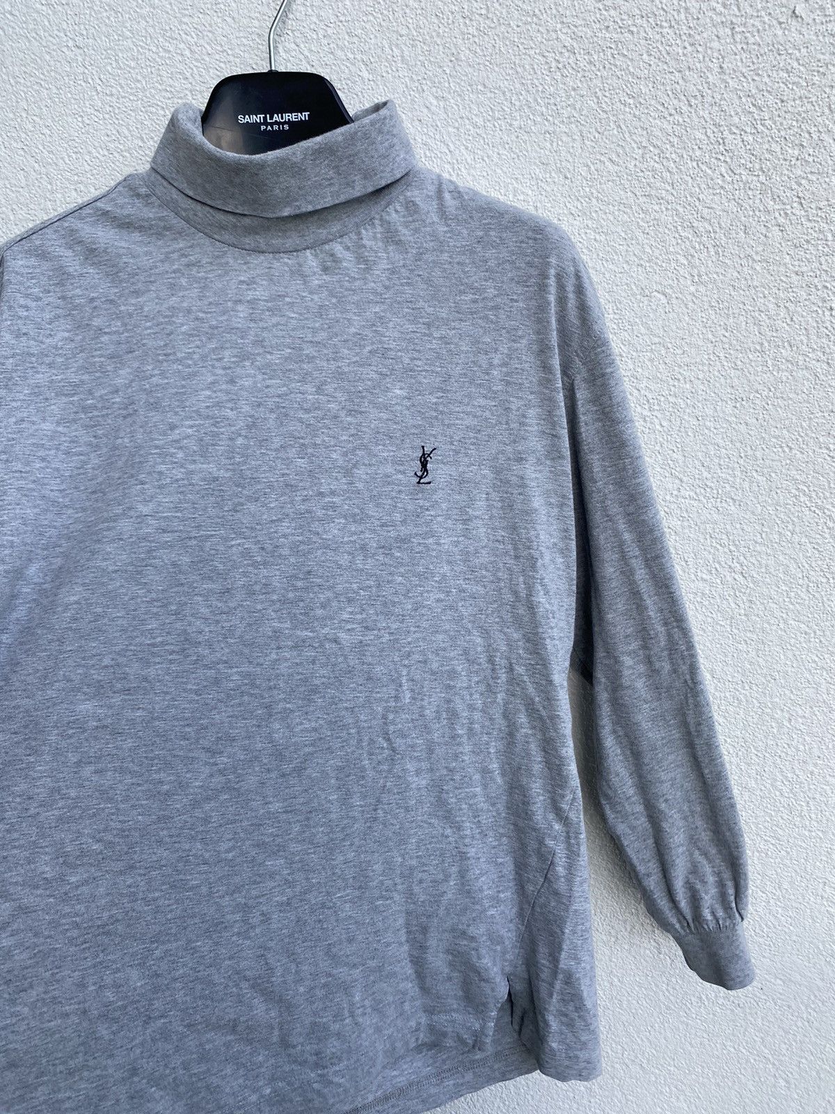 Yves Saint Laurent 90's YSL Turtleneck Grey YSL Sweatshirt YSL Sweater Size US M / EU 48-50 / 2 - 11 Thumbnail