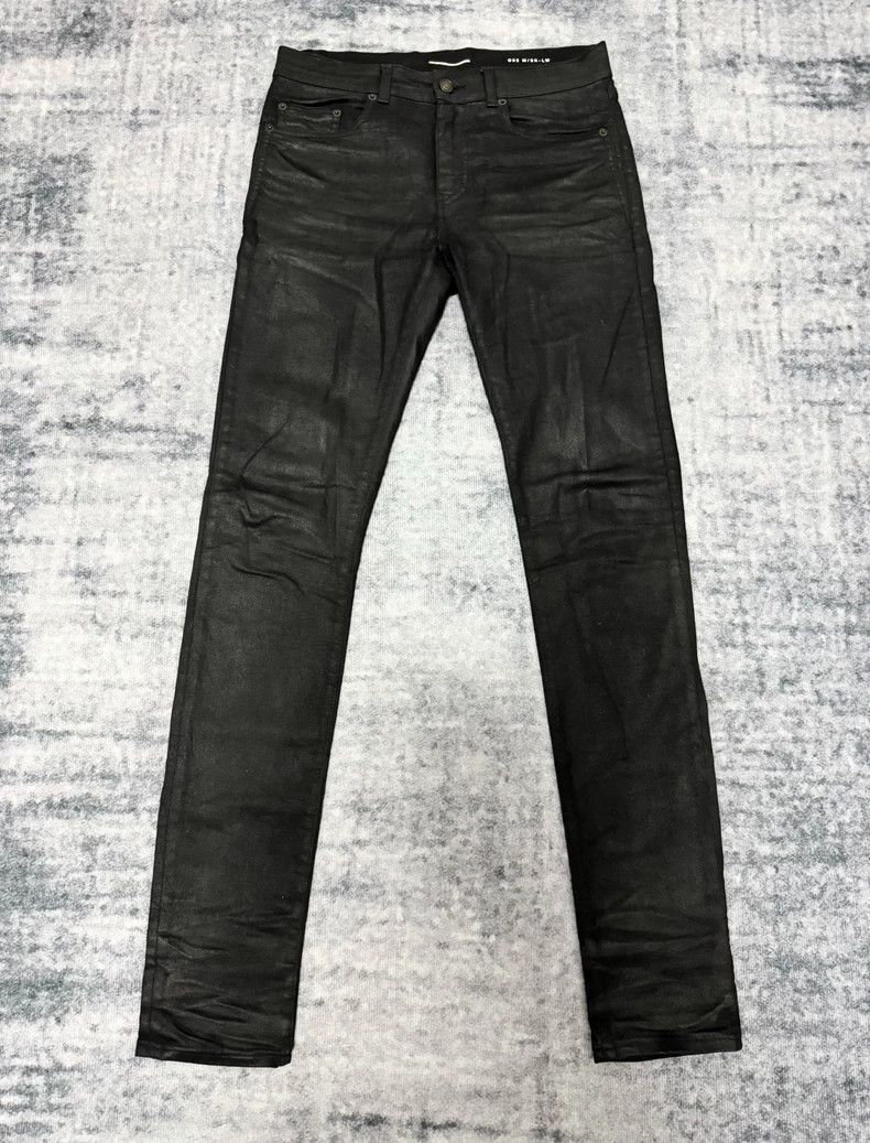パンツ saint laurent paris coated denim 30 Saint Laurent Paris Saint Laurent Paris Saint Laurent Waxed Denim