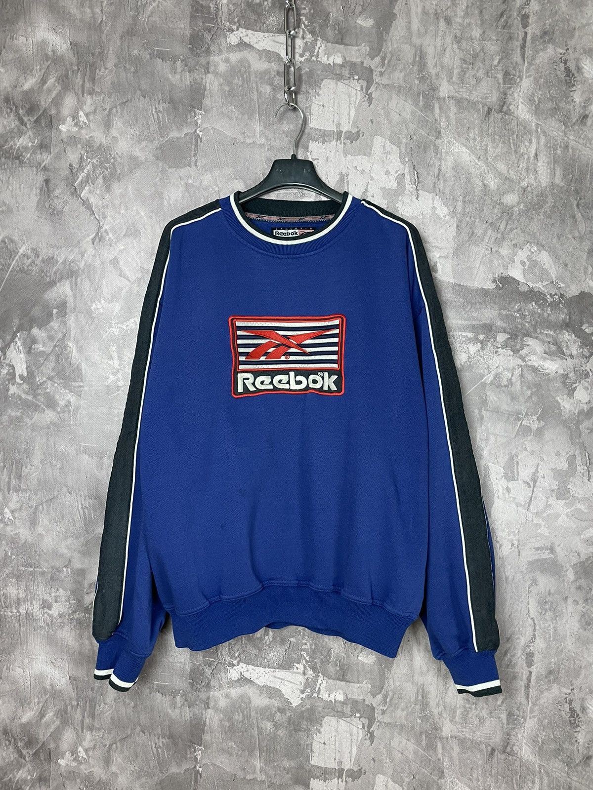 Other Reebok Vintage Sweatshirt Embroidered Big Logo Size US M / EU 48-50 / 2 - 1 Thumbnail