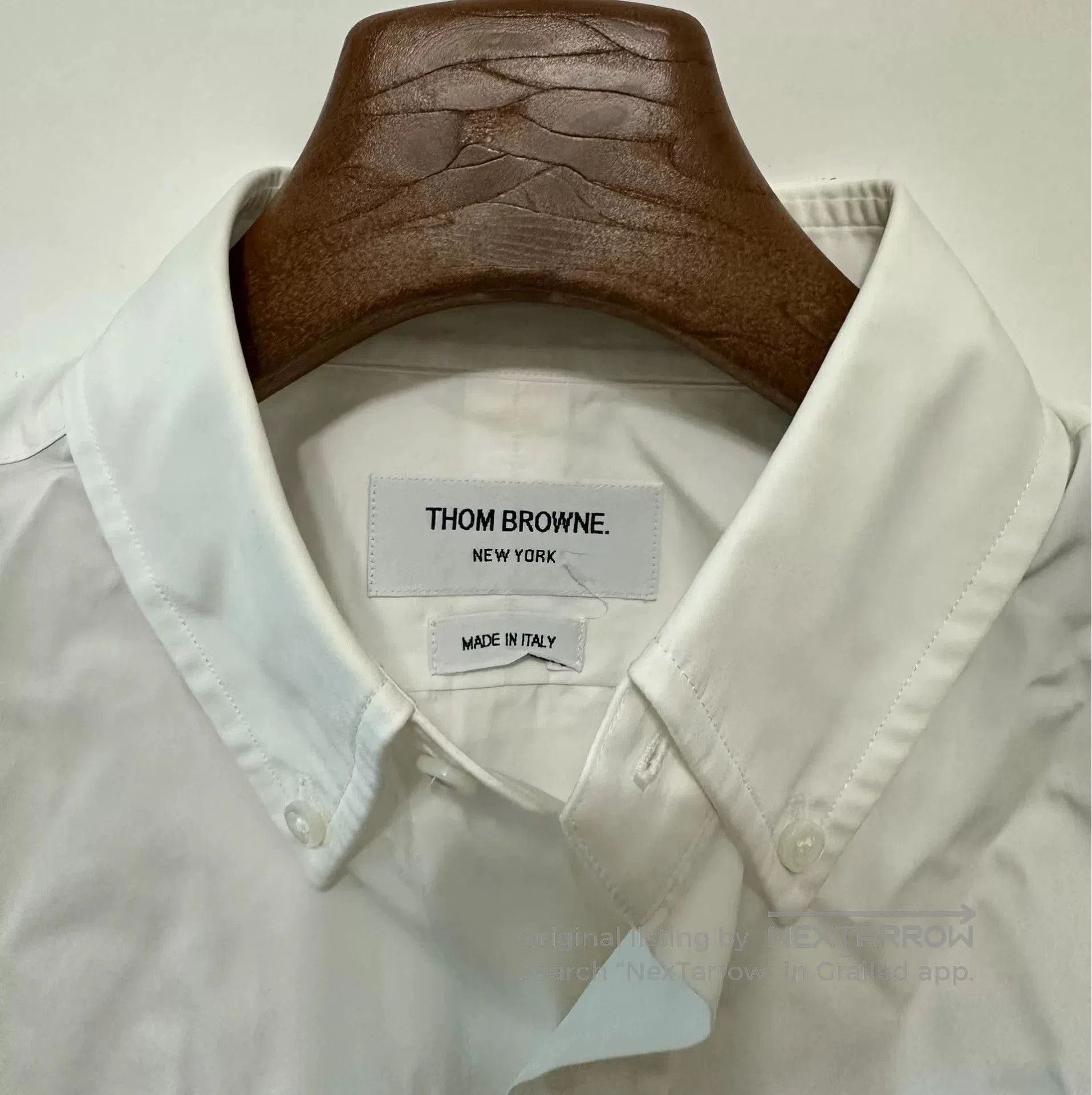 Thom Browne Thom Browne Classic Cuff Logo Shirt. Size US M / EU 48-50 / 2 - 5 Thumbnail