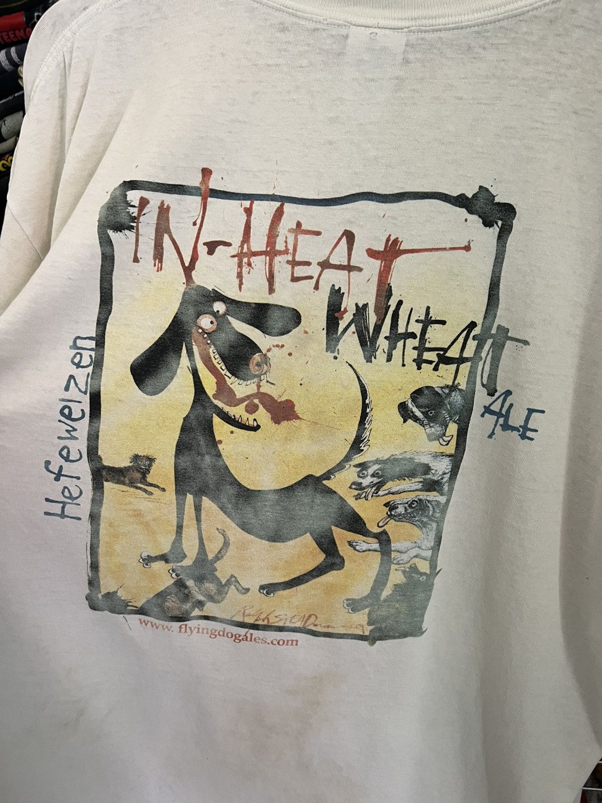Anvil 2000s Flying Dog Ralph Steadman Art Tee Size US XL / EU 56 / 4 - 7 Thumbnail