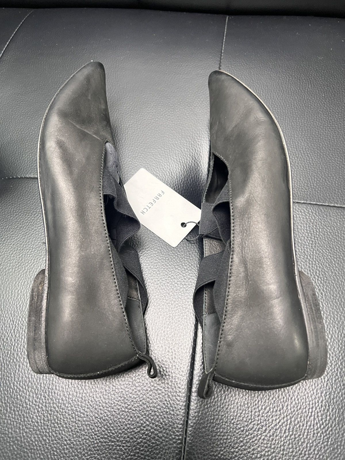 Uma Wang Uma Wang Pointed Toe Leather Ballet Flats Size US 9 / IT 39 - 9 Thumbnail
