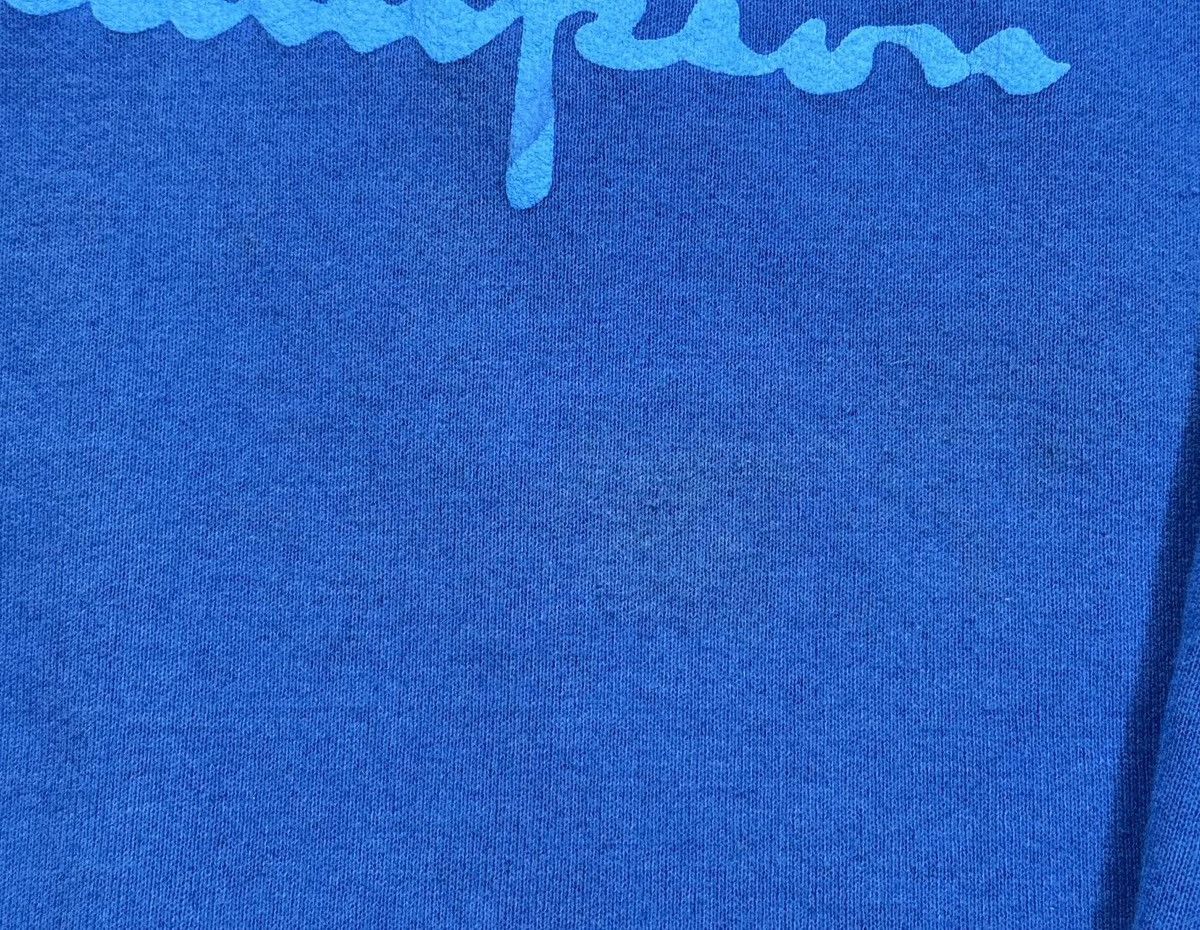 Champion Vintage Bootleg Champion Blue Spell Out Sweatshirt (Size L) Size US L / EU 52-54 / 3 - 3 Thumbnail