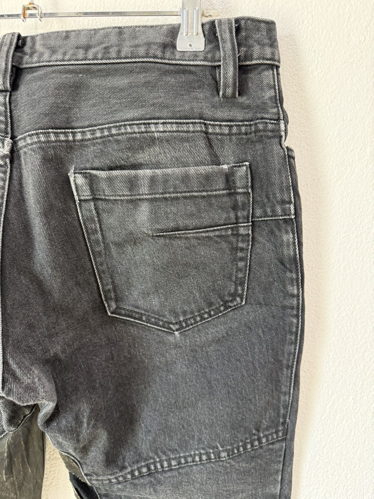Bajra Japan Brand BAJRA Straight Black Denim Leather Size US 32 / EU 48 - 5 Thumbnail