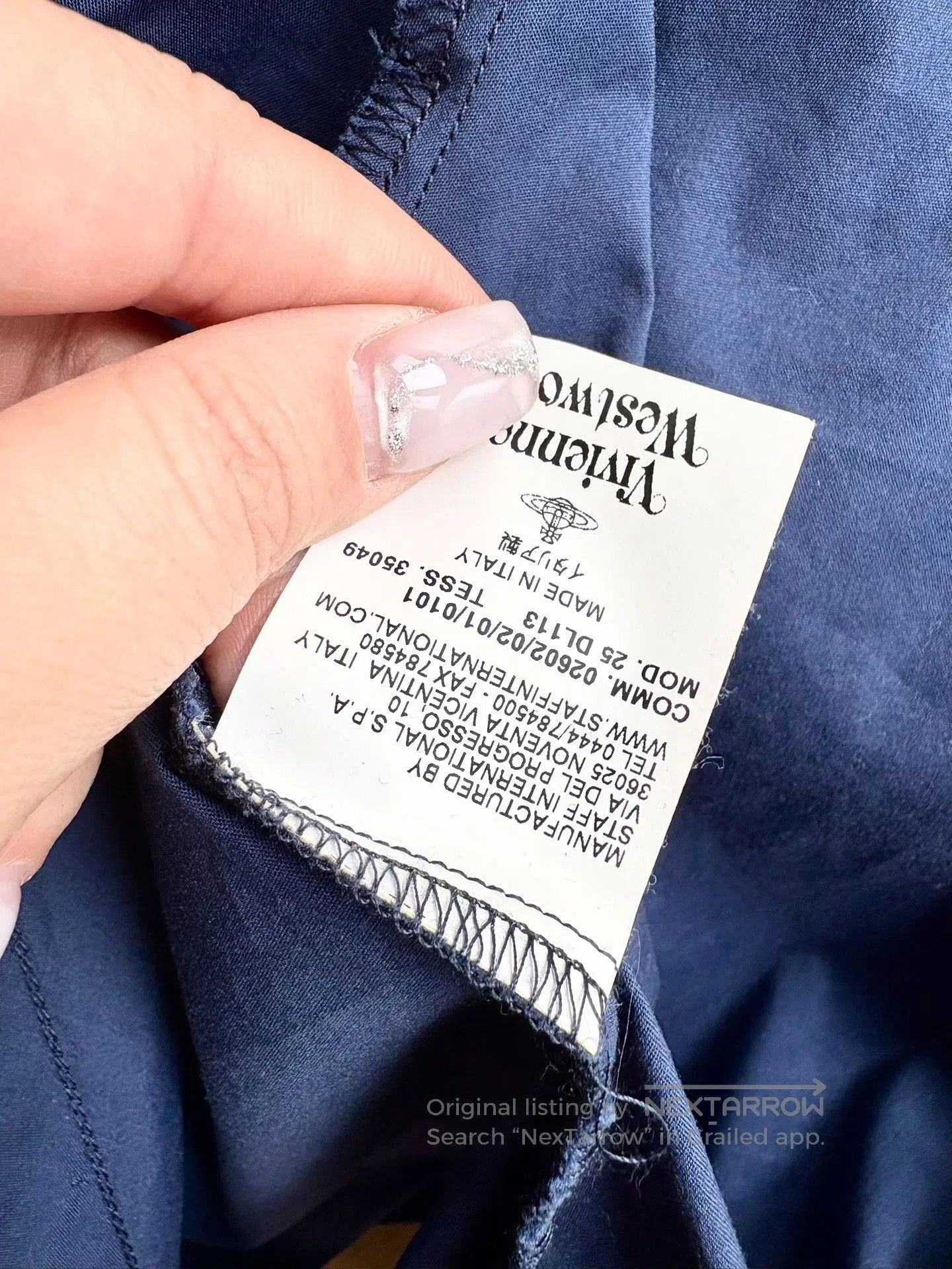 Vivienne Westwood Vivienne Westwood Vintage Blue Short Sleeve Shirt. Size L / US 10 / IT 46 - 8 Thumbnail
