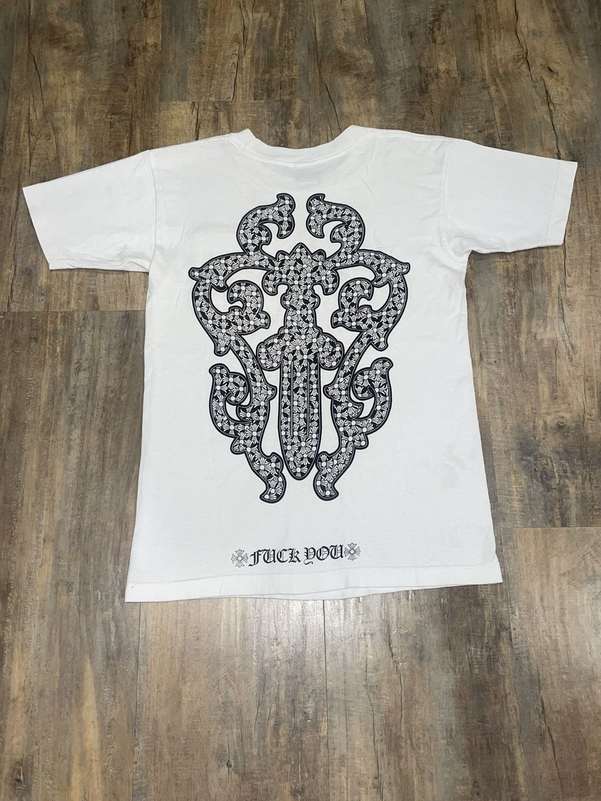 Chrome Hearts × Vintage Chrome Hearts Vine Dagger Cemetery Cross 