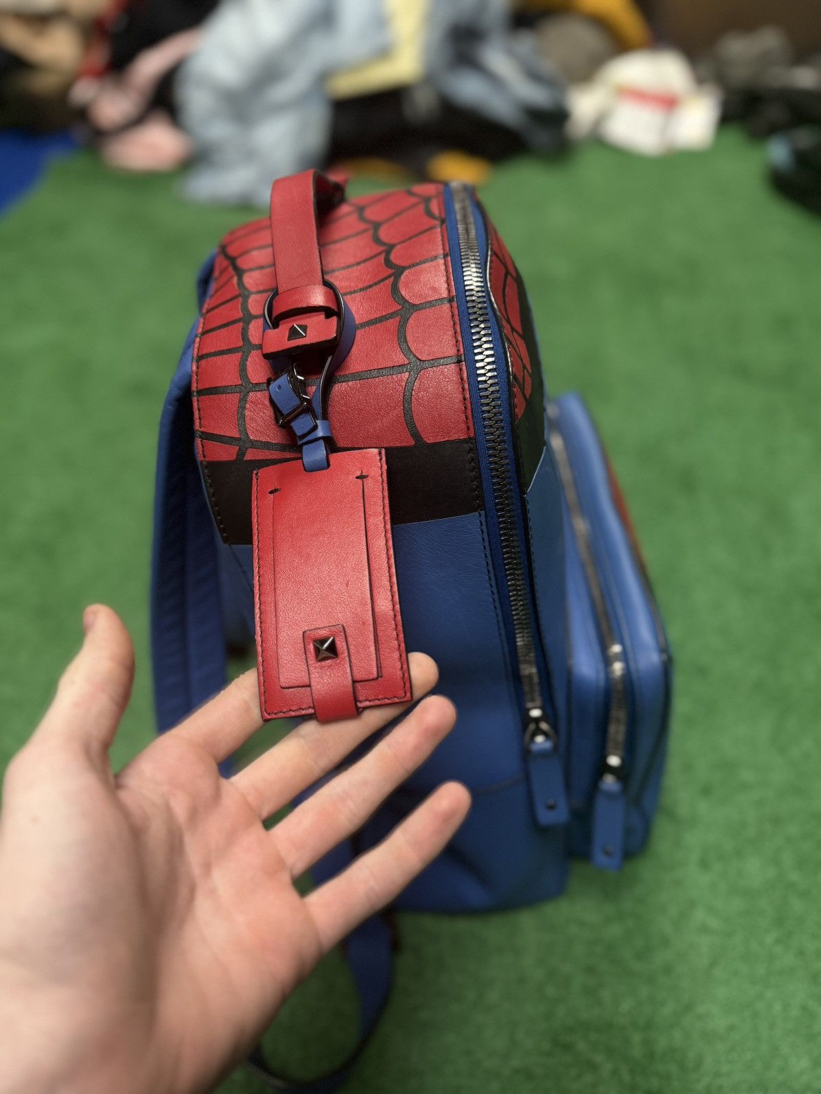 Valentino Insane valentino spider man collab leather backpack Size ONE SIZE - 6 Thumbnail