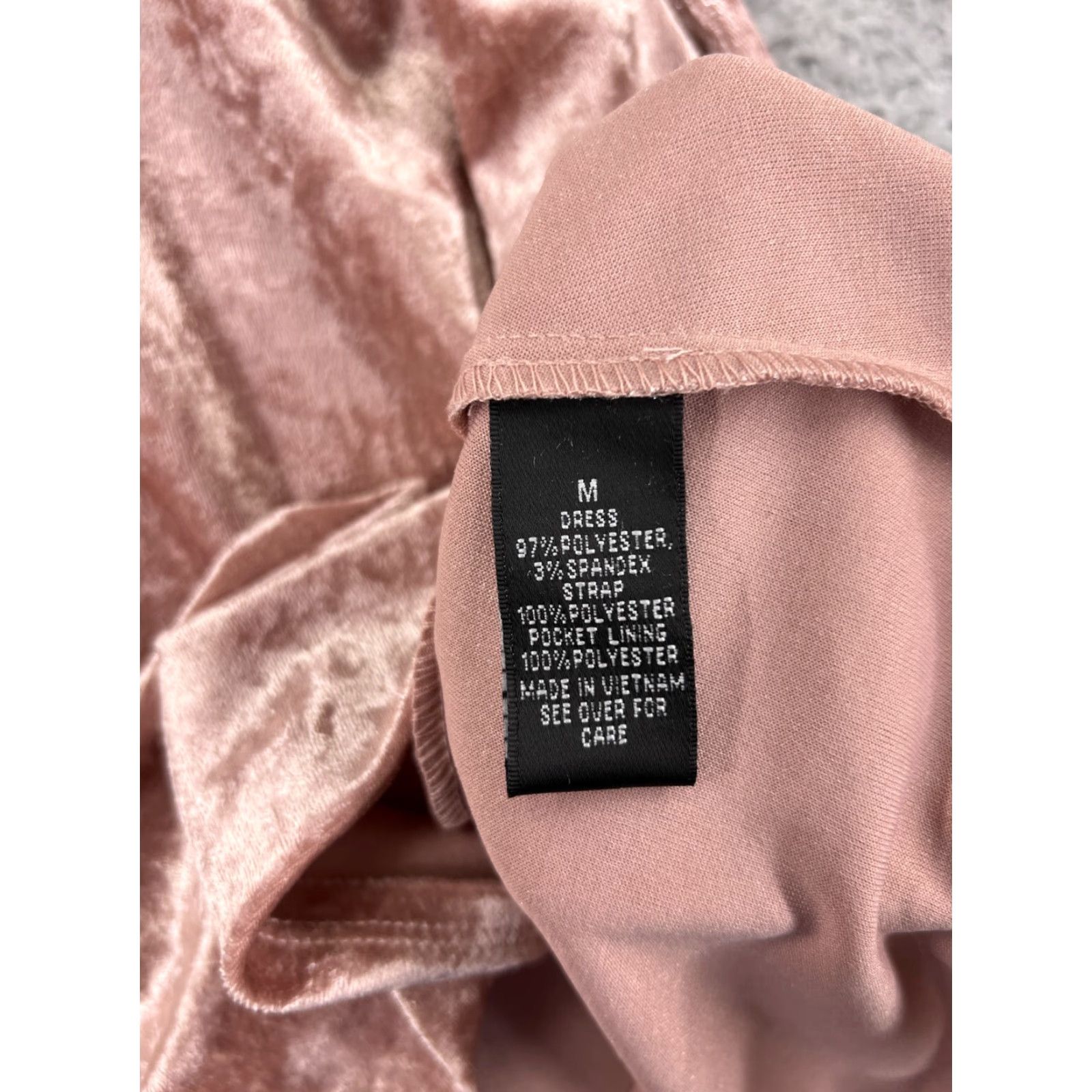 Vintage VINTAGE ByxBy Dress Womens Pink 90s Mini 3/4 Sleeve V-Neck Polyester Size M / US 6-8 / IT 42-44 - 4 Thumbnail