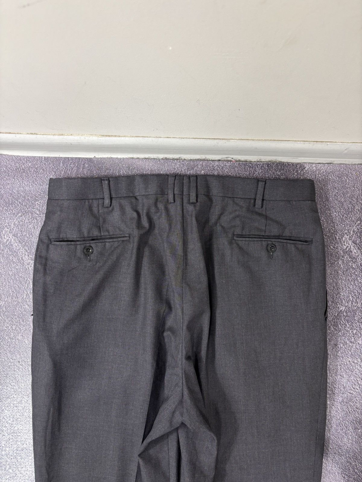 Kiton Kiton Napoli Men’s Charcoal Gray Wool Dress Pants Trousers Size US 38 / EU 54 - 14 Thumbnail