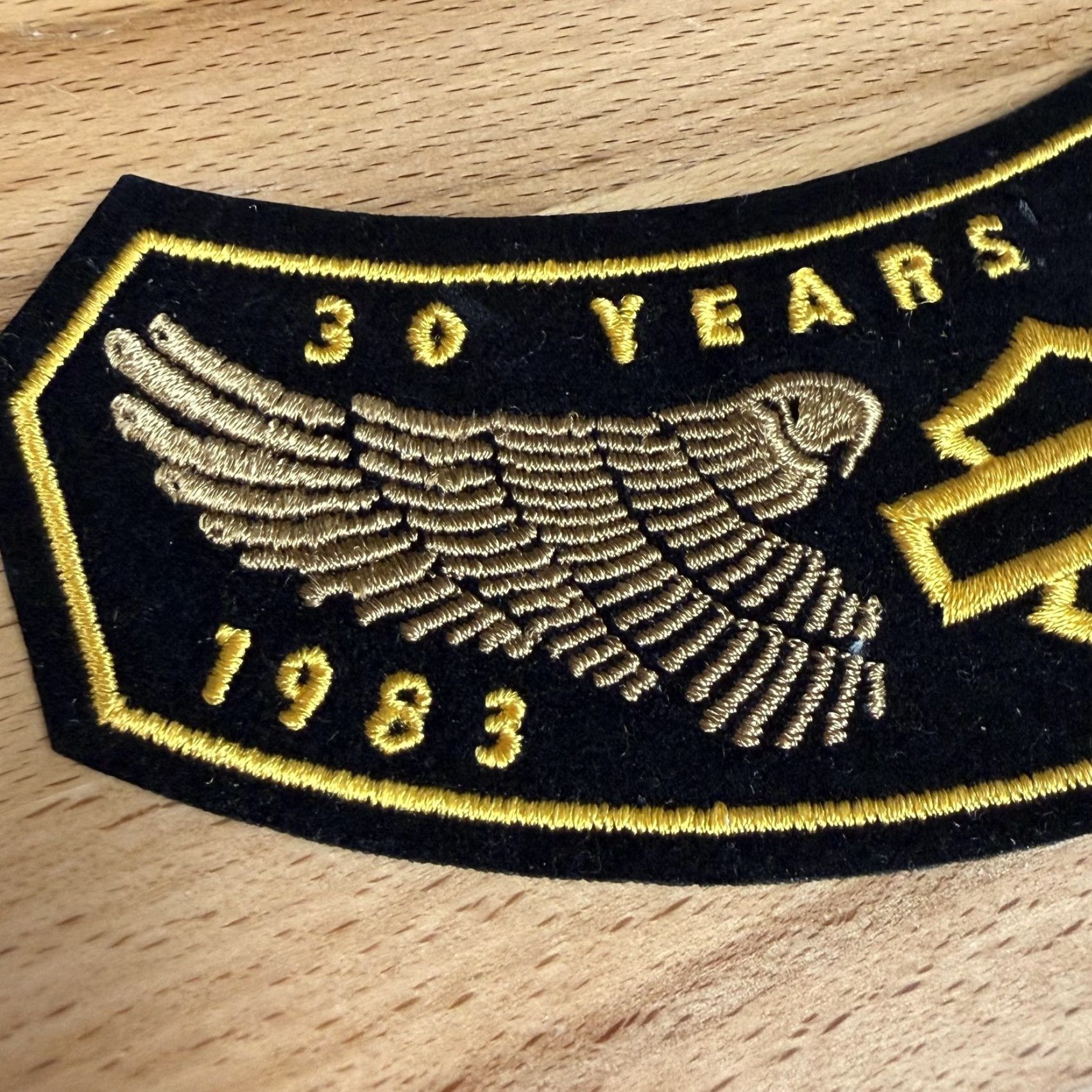 Harley Davidson Harley-Davidson HOG 30 Years Patch Black Gold Embroidered Rocker 1983-2013 Badge Patch Rocker Black Gold 30 Years HOG Harley-Davidson Badge Size ONE SIZE - 2 Thumbnail