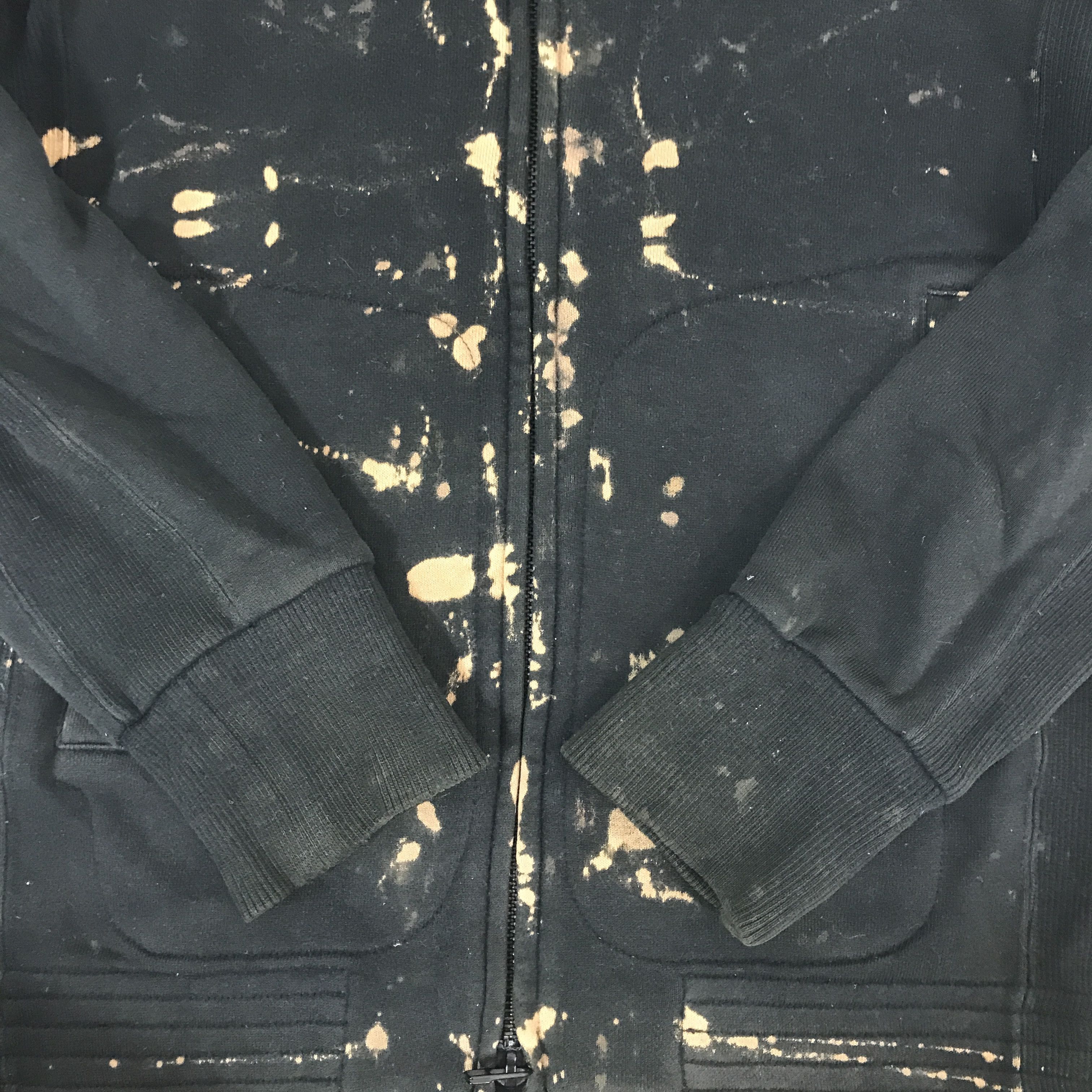 Roen Vintage Roen Acid wash Style Black Skull hoodie Jacket Size US XS / EU 42 / 0 - 7 Thumbnail