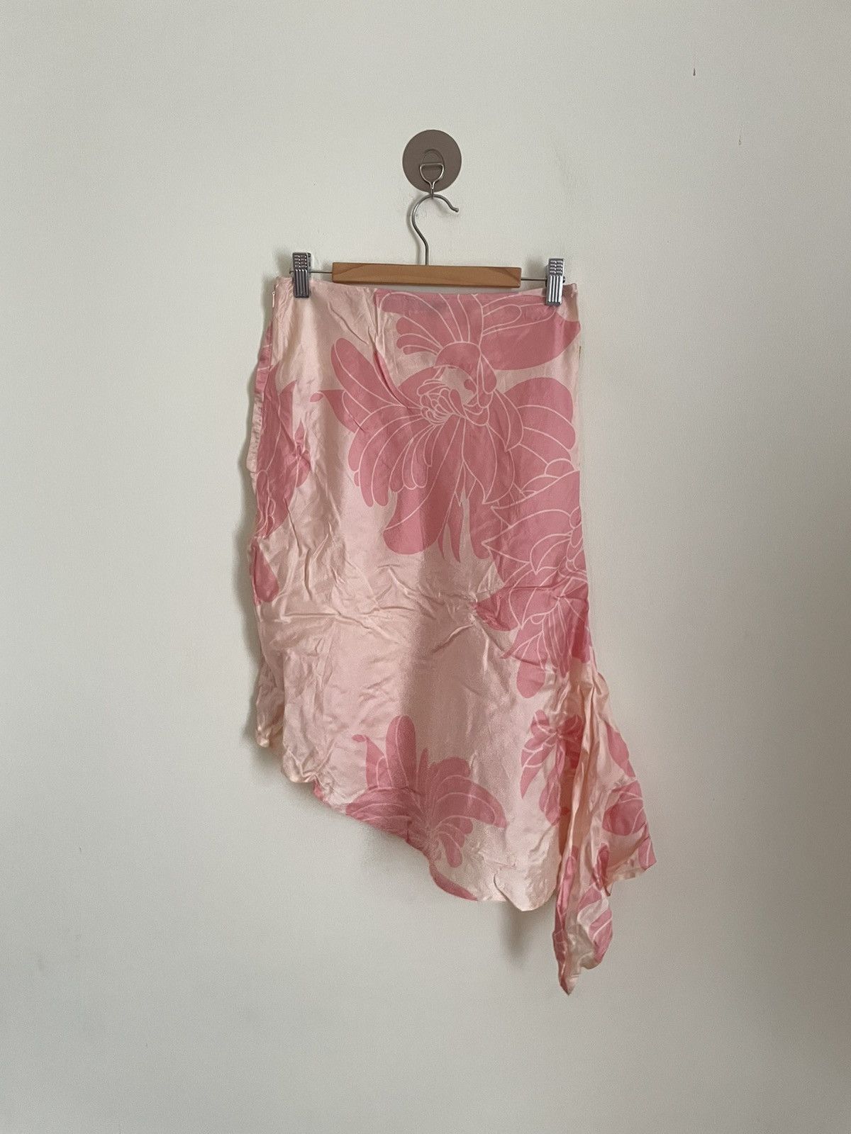 Moschino × Vintage Moschino Jeans Asymmetric Midi Skirt Size 28" / US 6 / IT 42 - 1 Thumbnail