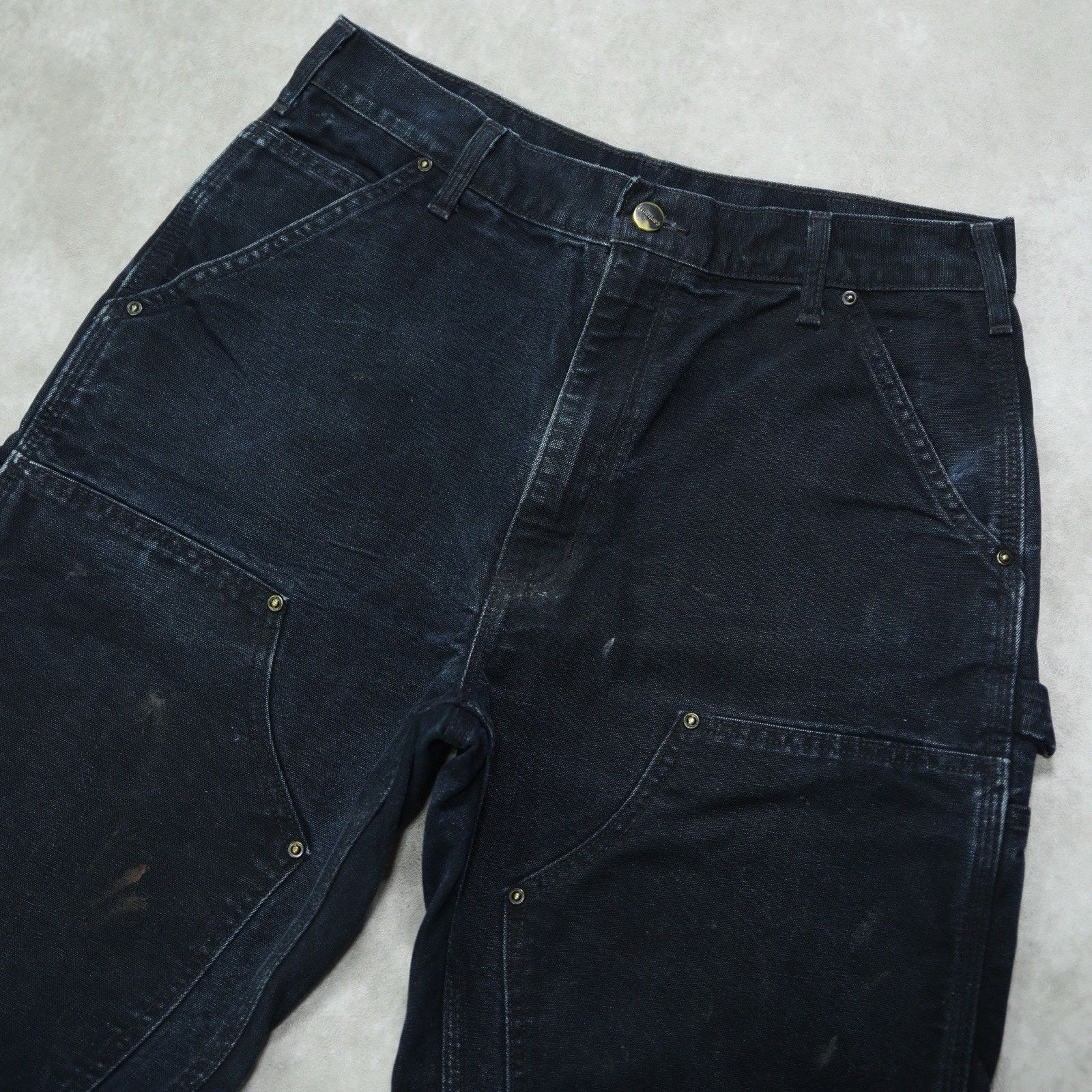 Balenciaga Carhartt x Chrysler Imported From Detroit Black Double Knee Size US 30 / EU 46 - 18 Thumbnail