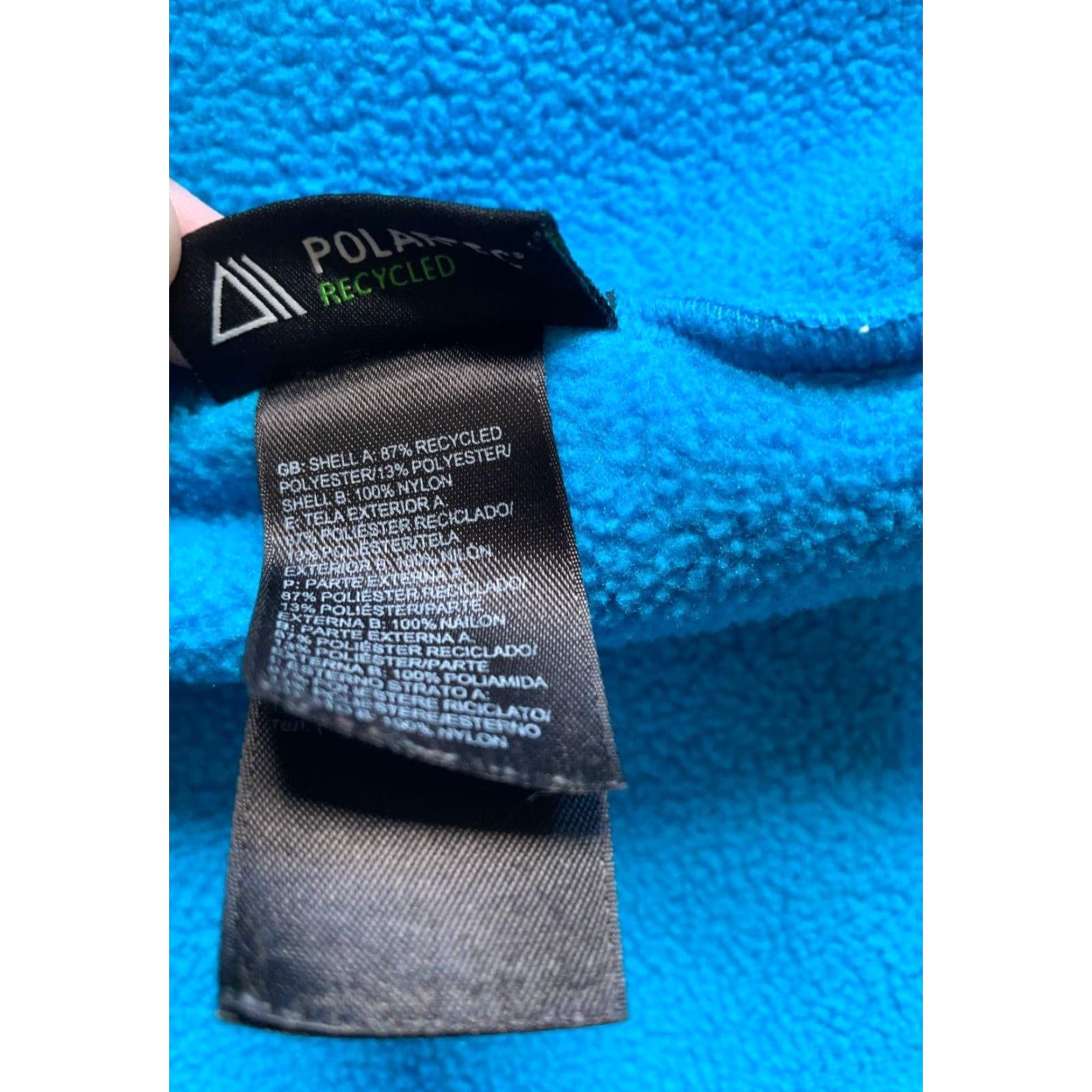 The North Face The North Face Polartec Fleece Jacket Women's Medium Blue Zipped Pockets Size M / US 6-8 / IT 42-44 - 5 Thumbnail