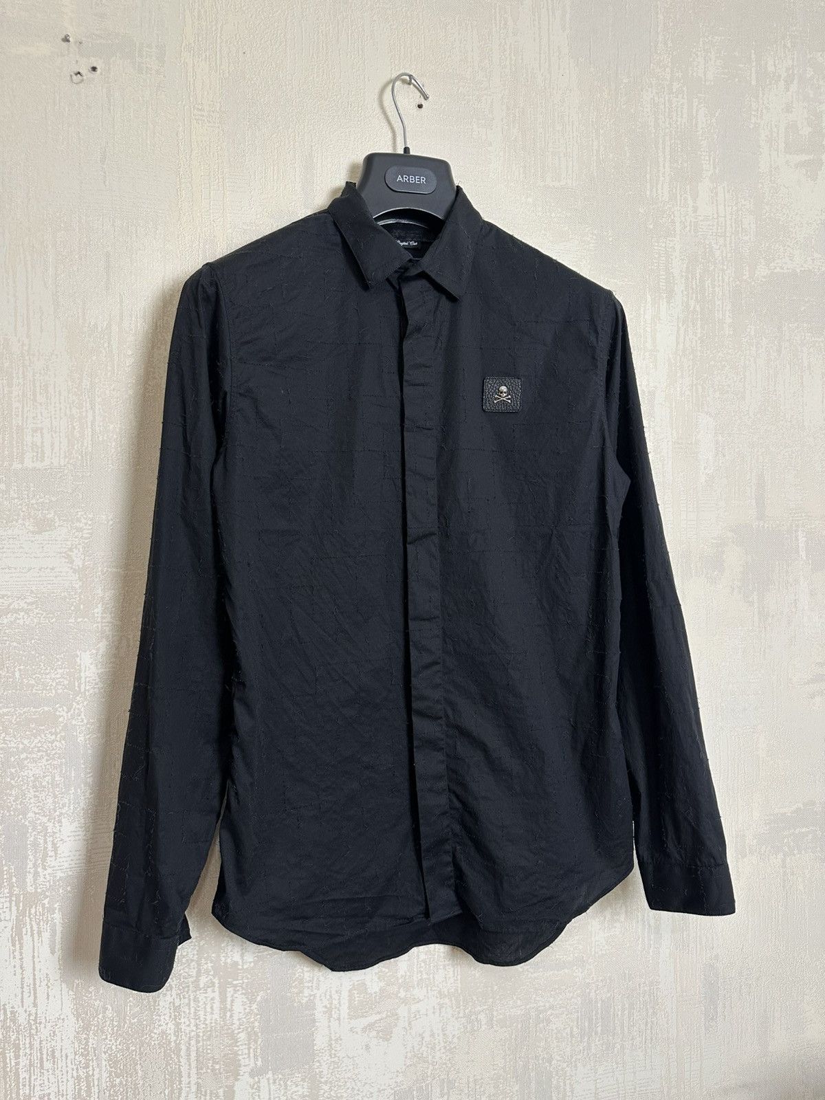 Philipp Plein 🔥 Philipp Plein Crystal Cut Button Up Shirt Black Italy Size US M / EU 48-50 / 2 - 1 Thumbnail