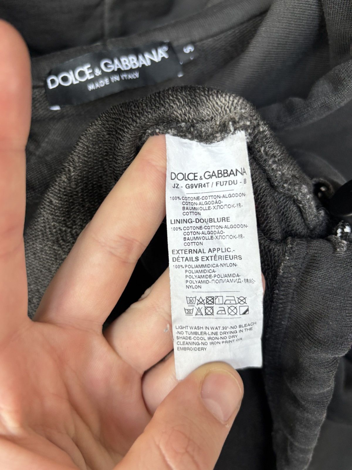 Dolce & Gabbana Dolce Gabbana Shield Hoodie Size US S / EU 44-46 / 1 - 8 Thumbnail
