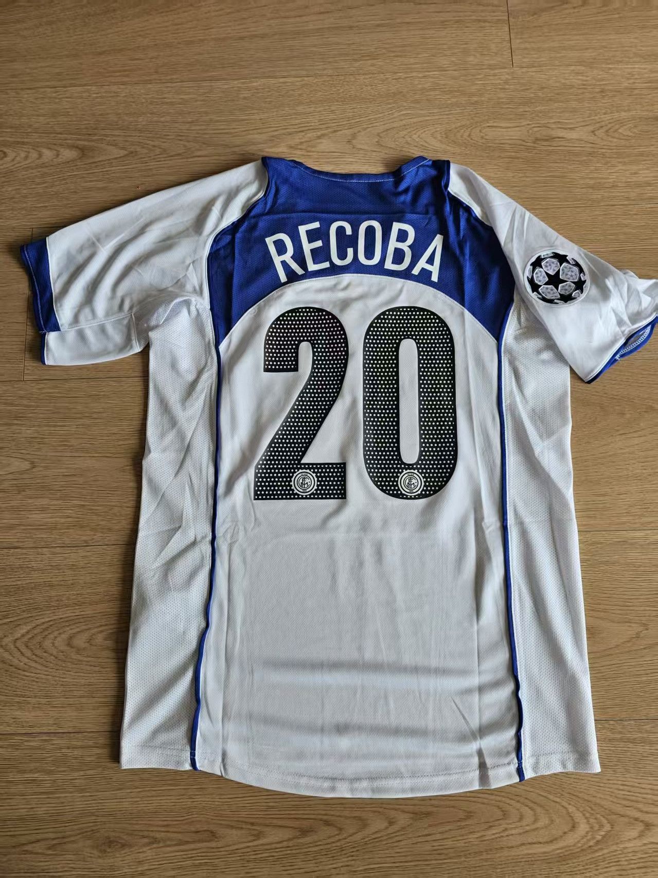 Nike 2004 2005 Inter Milan #20 Alvaro Recoba Jersey Size US XL / EU 56 / 4 - 1 Thumbnail
