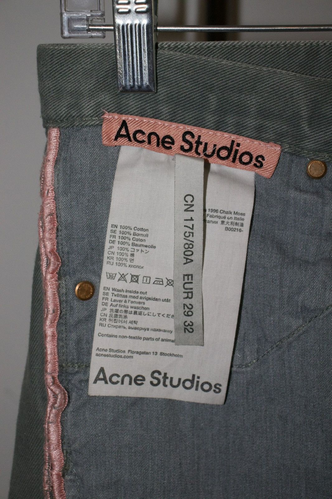Acne Studios ACNE STUDIOS DENIM Size US 29 - 6 Thumbnail