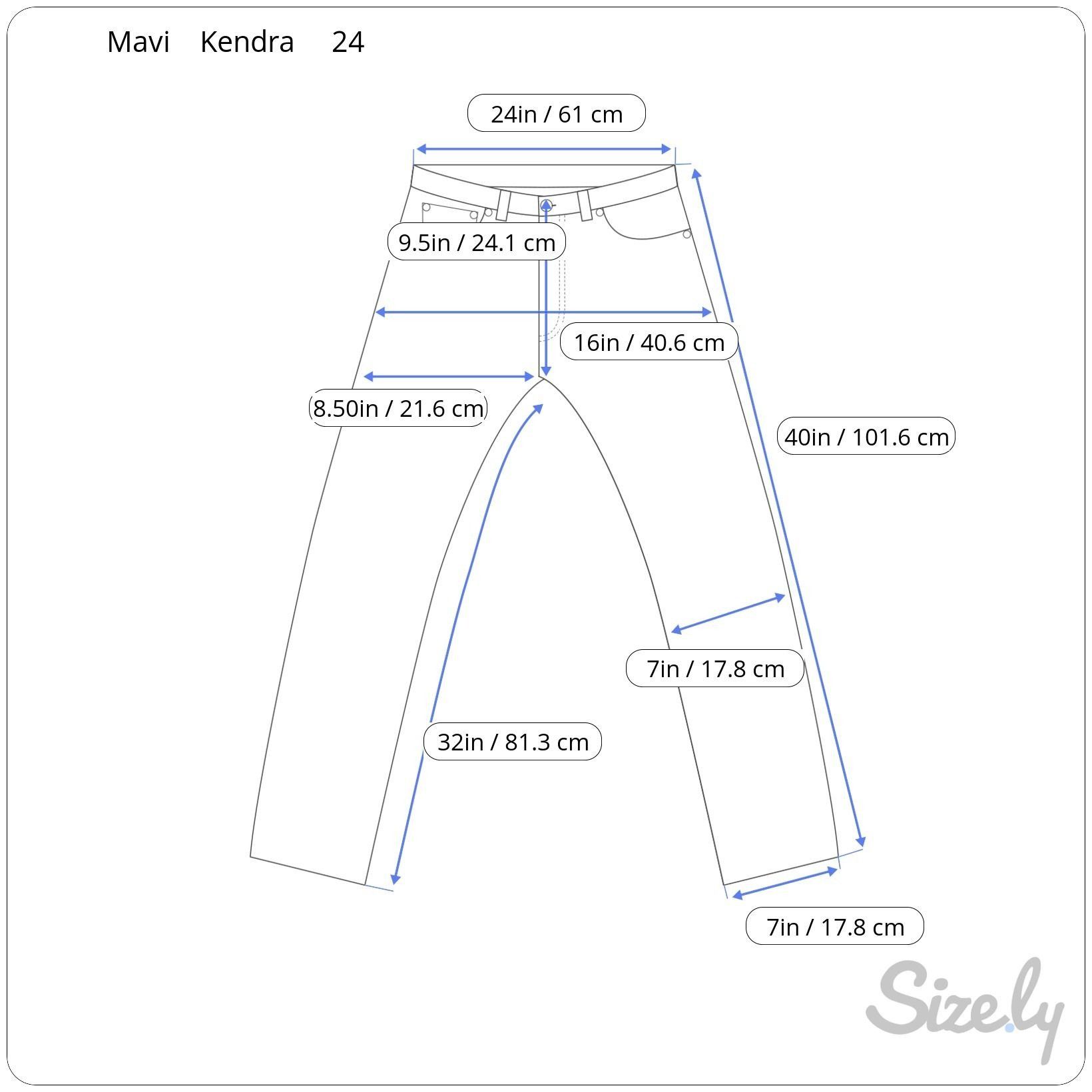 Mavi Mavi Kendra Light Foggy Blue Tribeca Womens Jeans W24 L32 NW Size 24" / US 00 / IT 34 - 6 Thumbnail