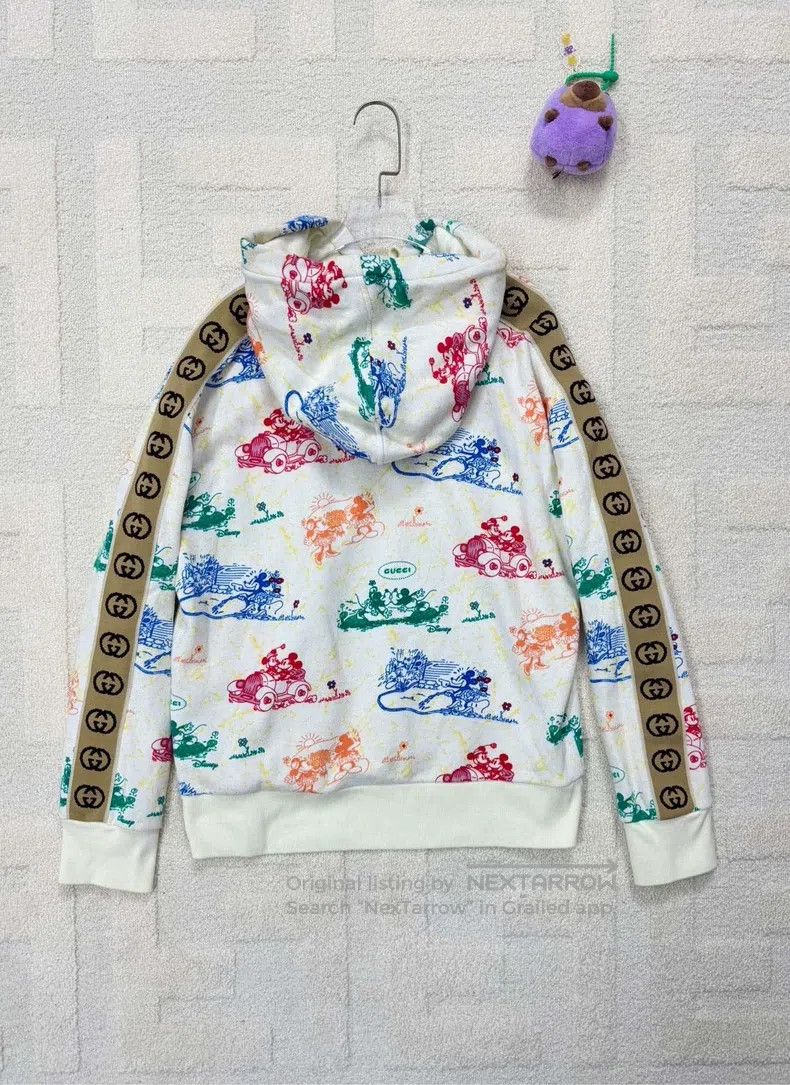 Gucci Gucci Co-branded white Mickey Mouse printed hooded sweatsh Size US S / EU 44-46 / 1 - 2 Thumbnail