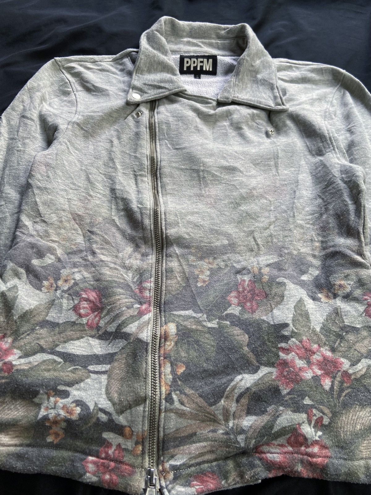 PPFM PPFM ARCHIVE ASYMMETRICAL FLOWERS ZIP JACKET Size US M / EU 48-50 / 2 - 8 Thumbnail