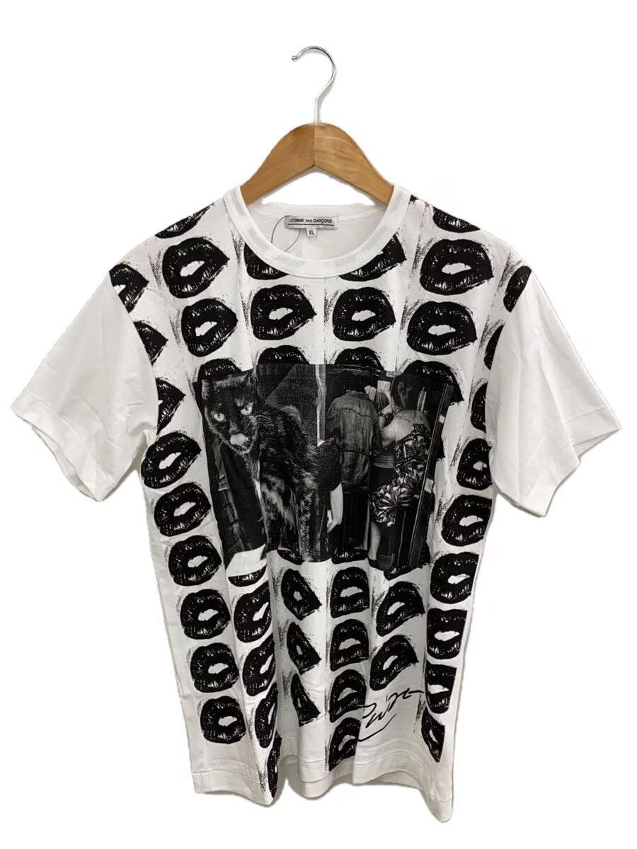 Comme des Garcons Lipstick Cat Tee Size US XL / EU 56 / 4 - 1 Thumbnail