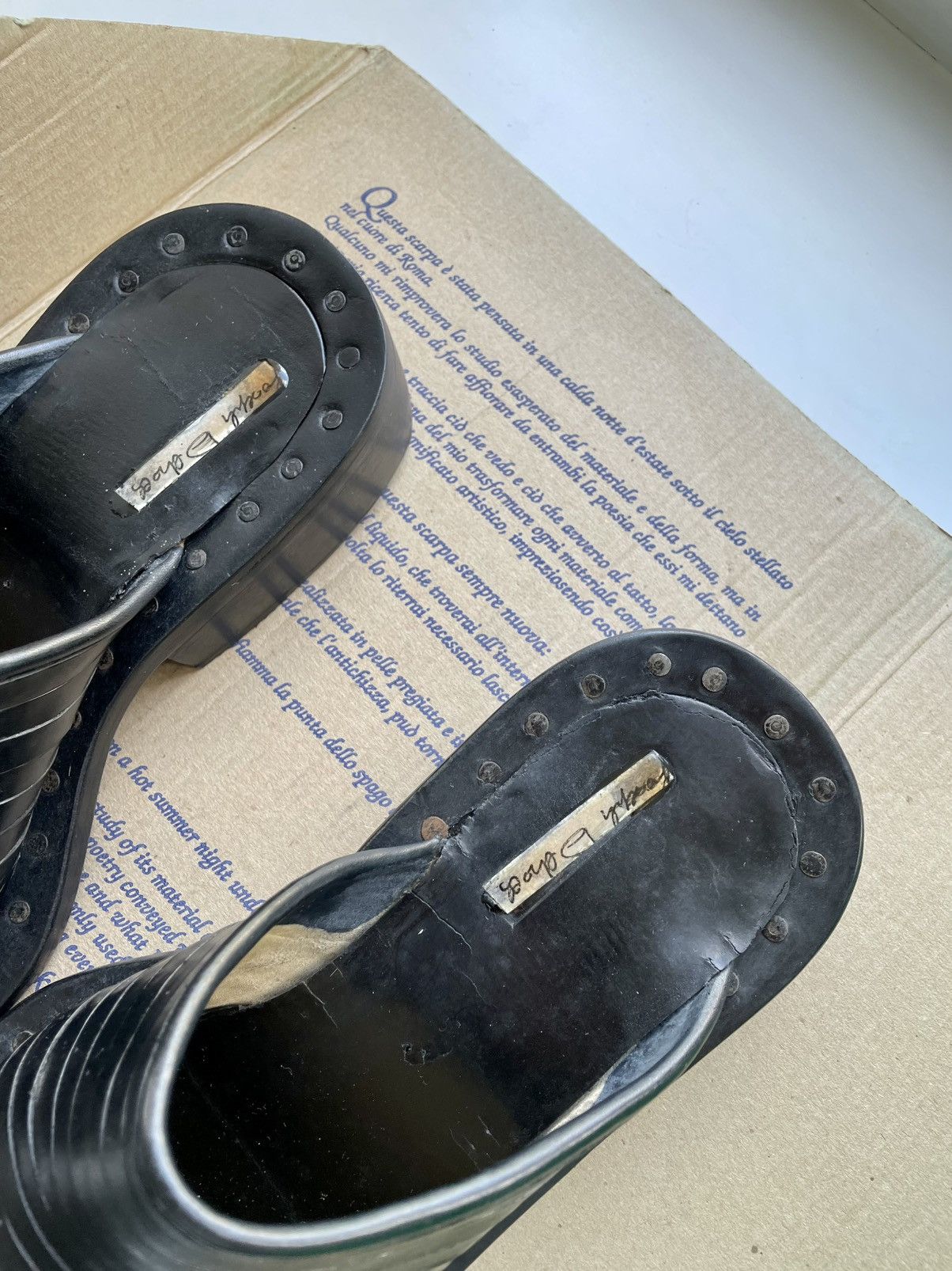 Other Summer Joseph Debach Black Polished Clogs Size 5/35,5 Size US 5 / IT 35 - 7 Thumbnail