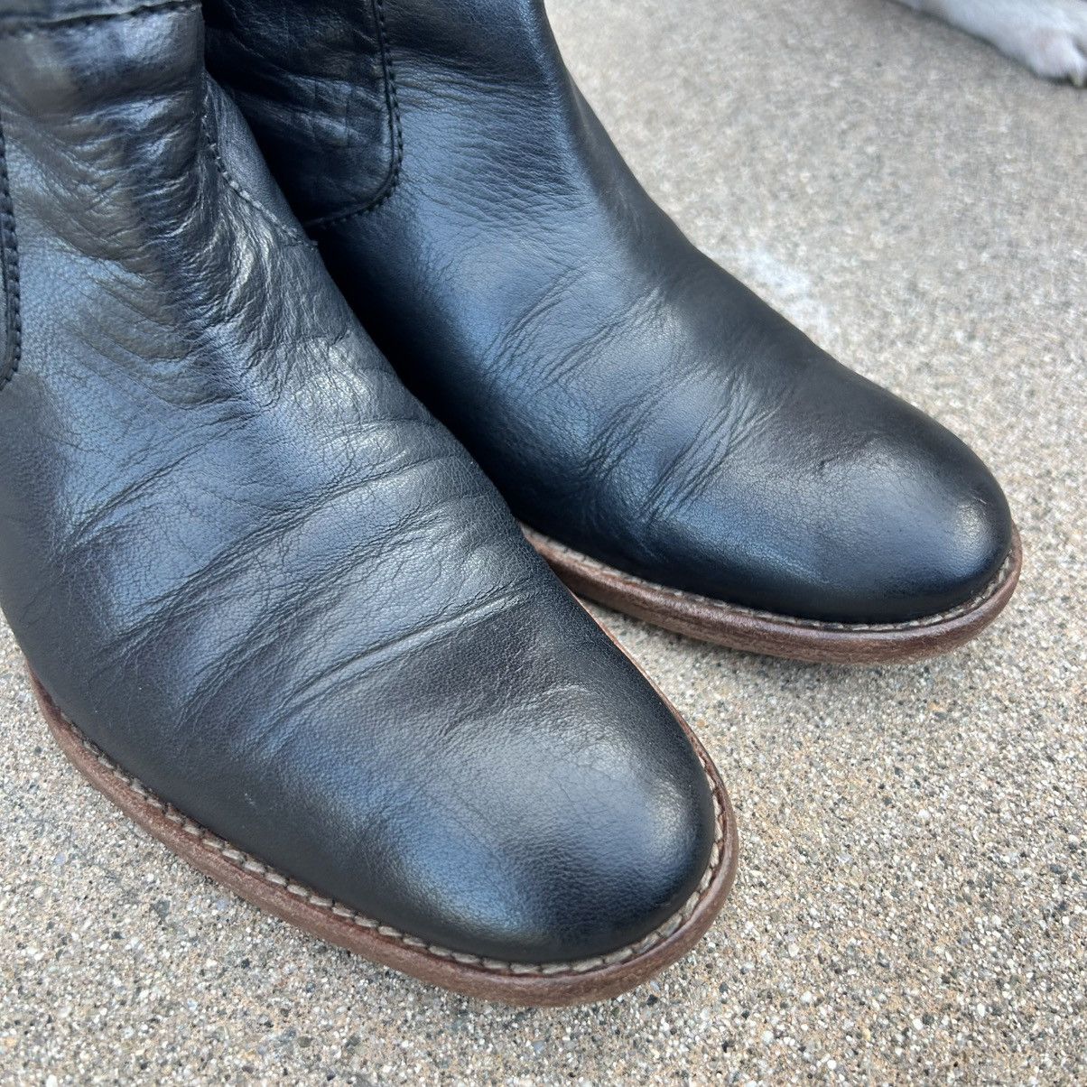 Zadig & Voltaire ZADIG & VOLTAIRE~Black Leather Studded Ankle Bootie~7/7.5/38 Size US 8 / IT 38 - 6 Thumbnail