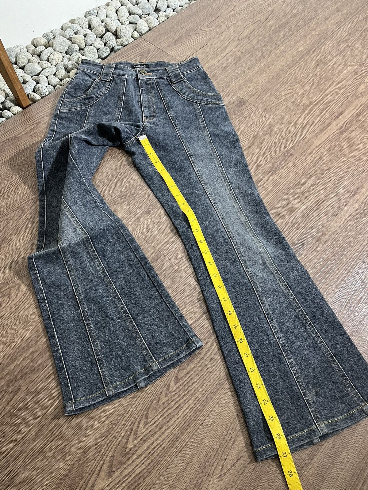Hysteric Glamour × Japanese Brand Vintage Fullheart Japanese Brand Flared Wash Jeans Size US 27 - 12 Thumbnail