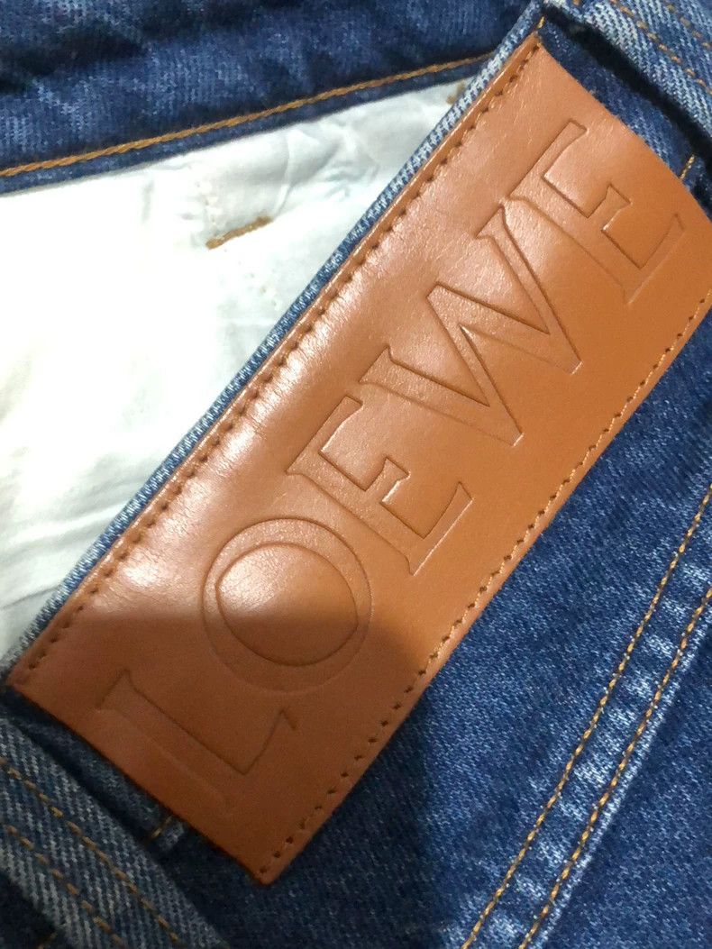Loewe Loewe High-waisted frayed denim fisherman pants Size 33" - 7 Thumbnail