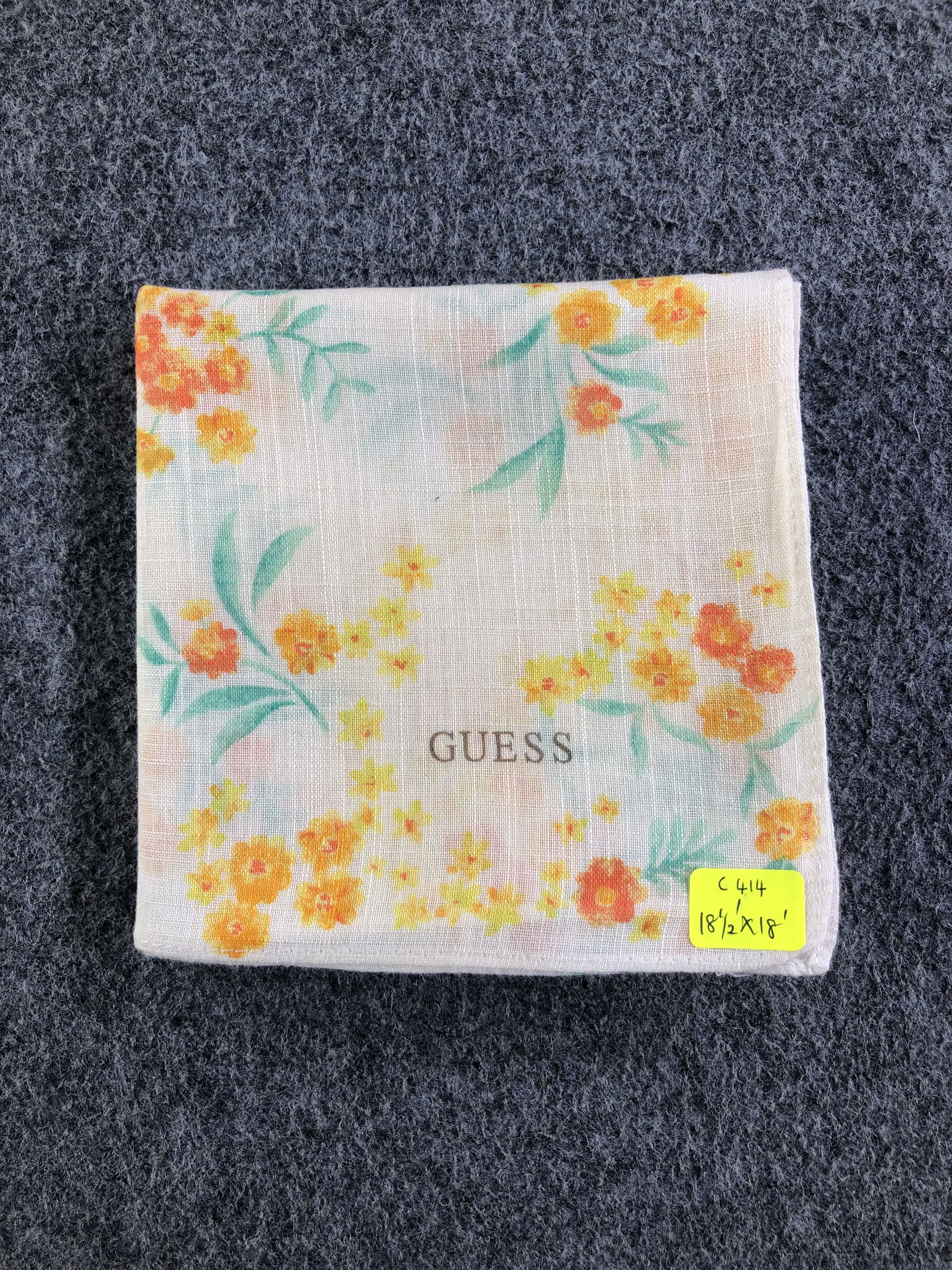 Guess Guess Floral Handkerchief / Bandana / Neckerchief C414 Size ONE SIZE - 6 Thumbnail