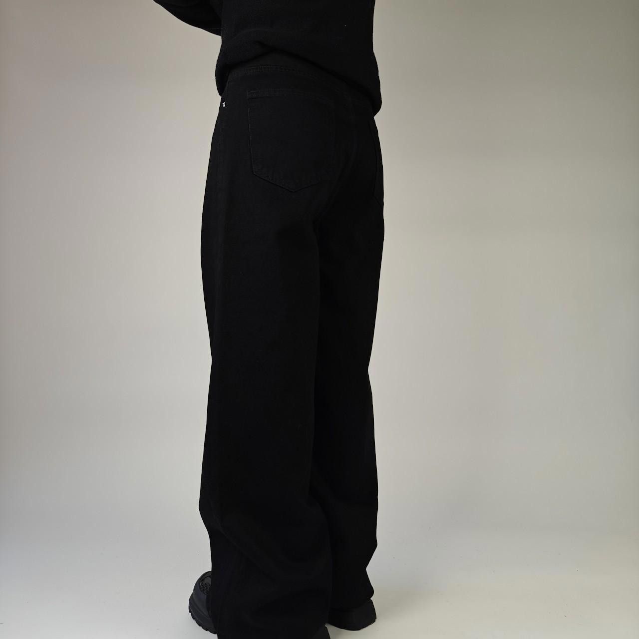 Other Japanese Black Wide Leg Jeans Size US 32 / EU 48 - 3 Thumbnail