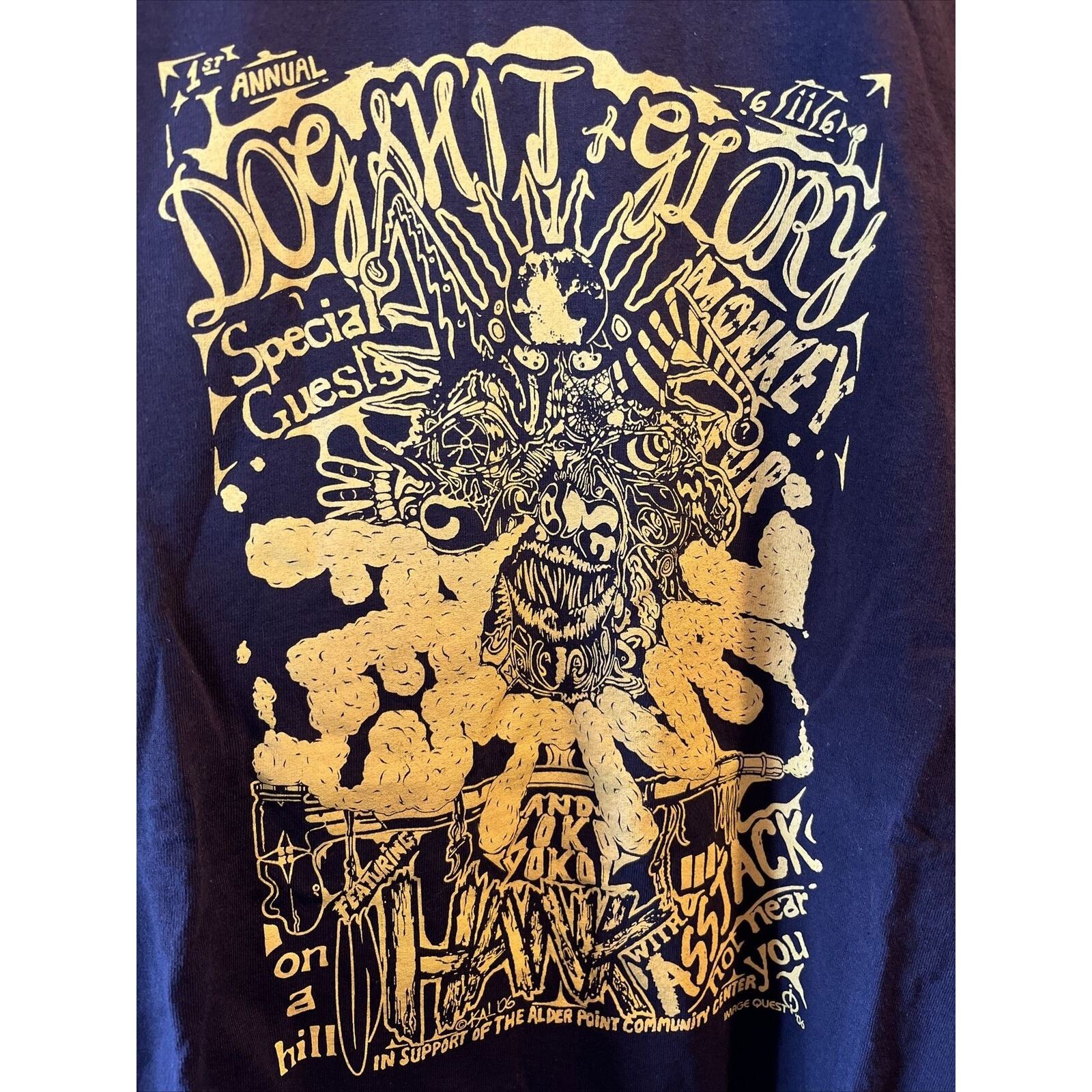 Gildan Dogsh*t & Glory Festival M Brown HANK III Monkey Fur 06 Tee Size US M / EU 48-50 / 2 - 2 Thumbnail