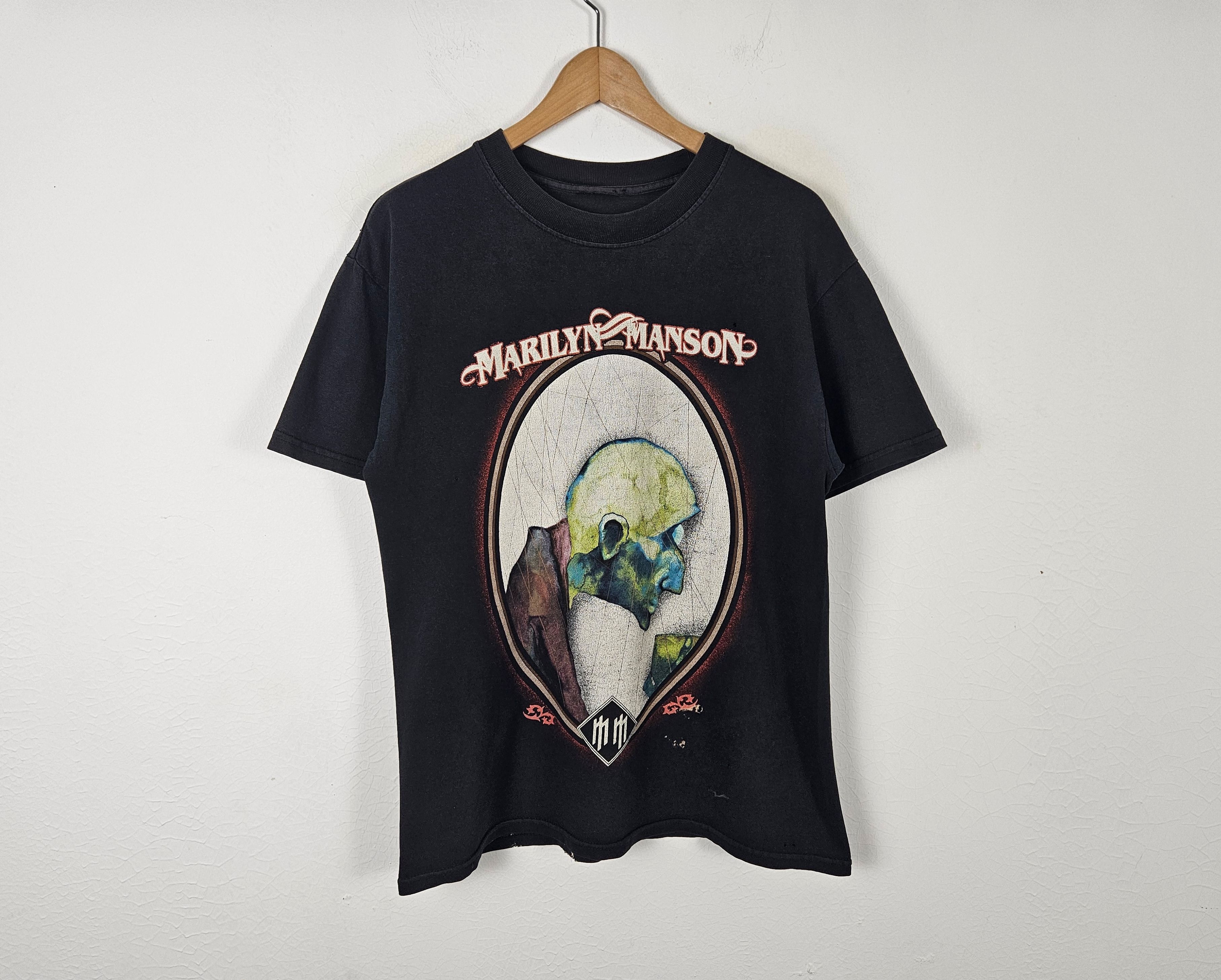 Band Tees Vintage Marilyn Manson The Golden Age Of Grotesque shirt Size US L / EU 52-54 / 3 - 3 Thumbnail
