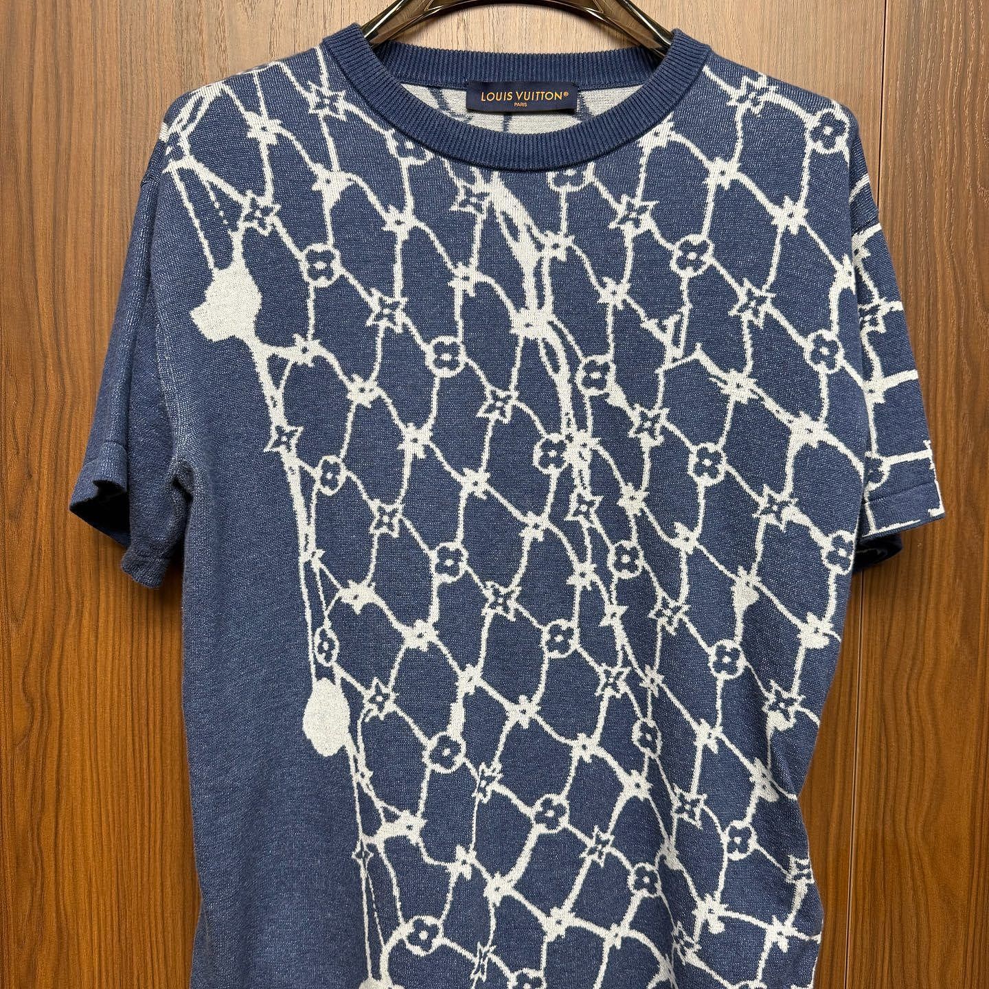 Louis Vuitton Louis Vuitton Monogram Net Print T-Shirt Size S Size US S / EU 44-46 / 1 - 1 Thumbnail