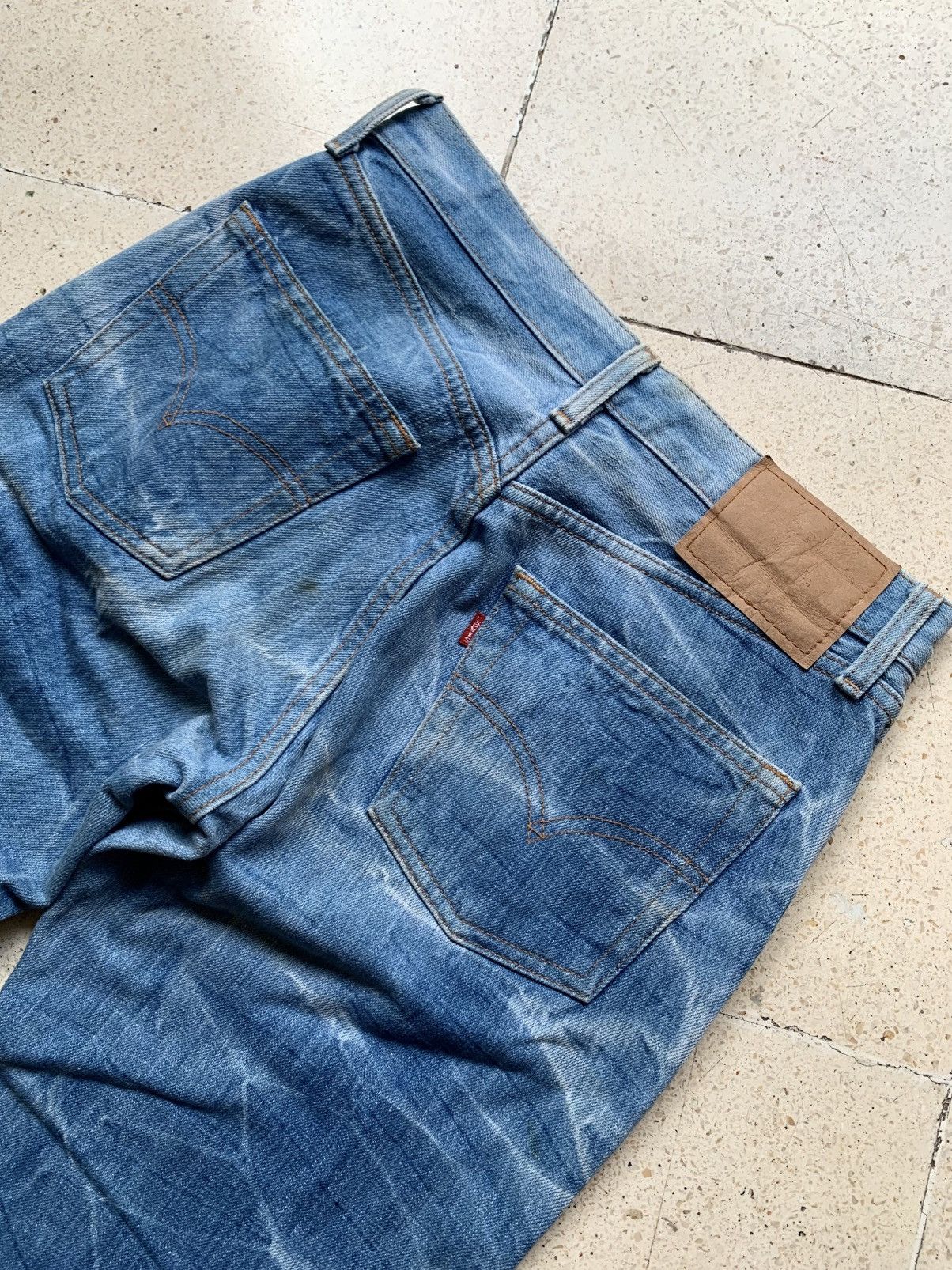 Levi's Vintage Clothing Levi’s flared lightning denim pants Size US 29 - 6 Thumbnail