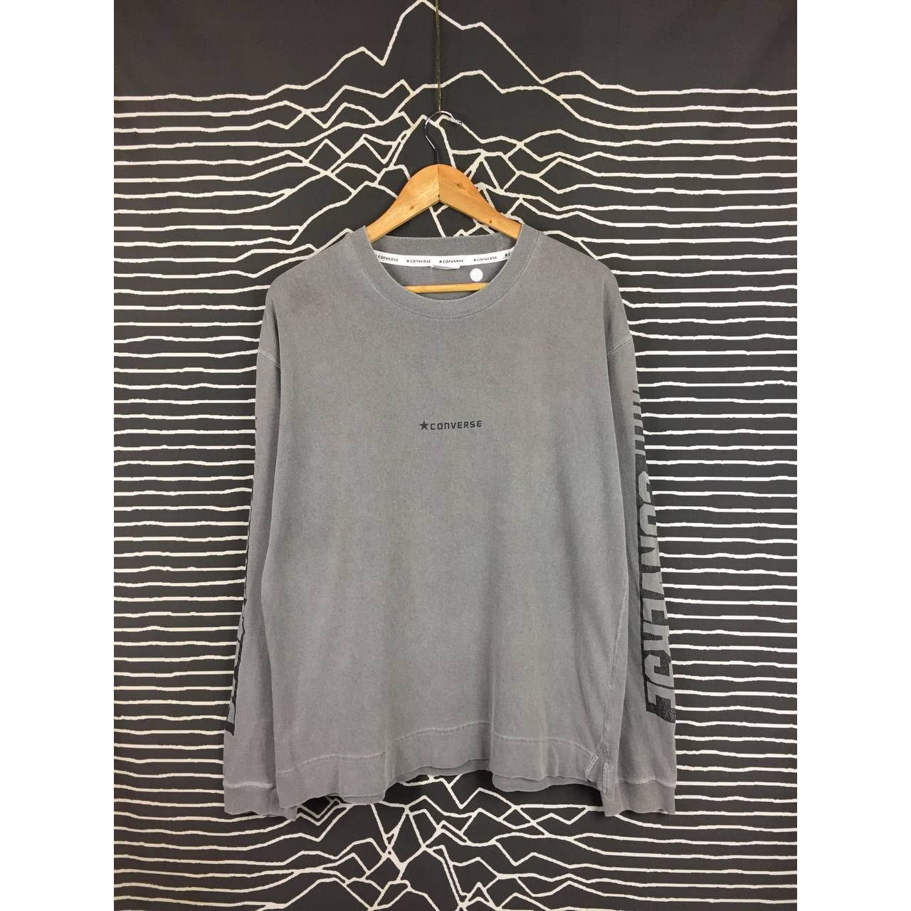 Converse × Vintage Converse Spell Out Logo Longsleeve Tee Size L Size US L / EU 52-54 / 3 - 2 Thumbnail