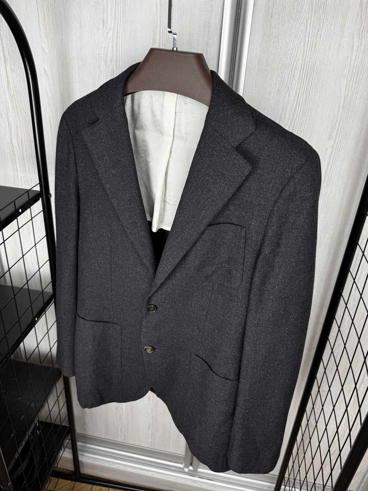Suitsupply Suitsupply Hudson HL Wool Cashmere 2 button unlined blazer Size 40R - 6 Thumbnail
