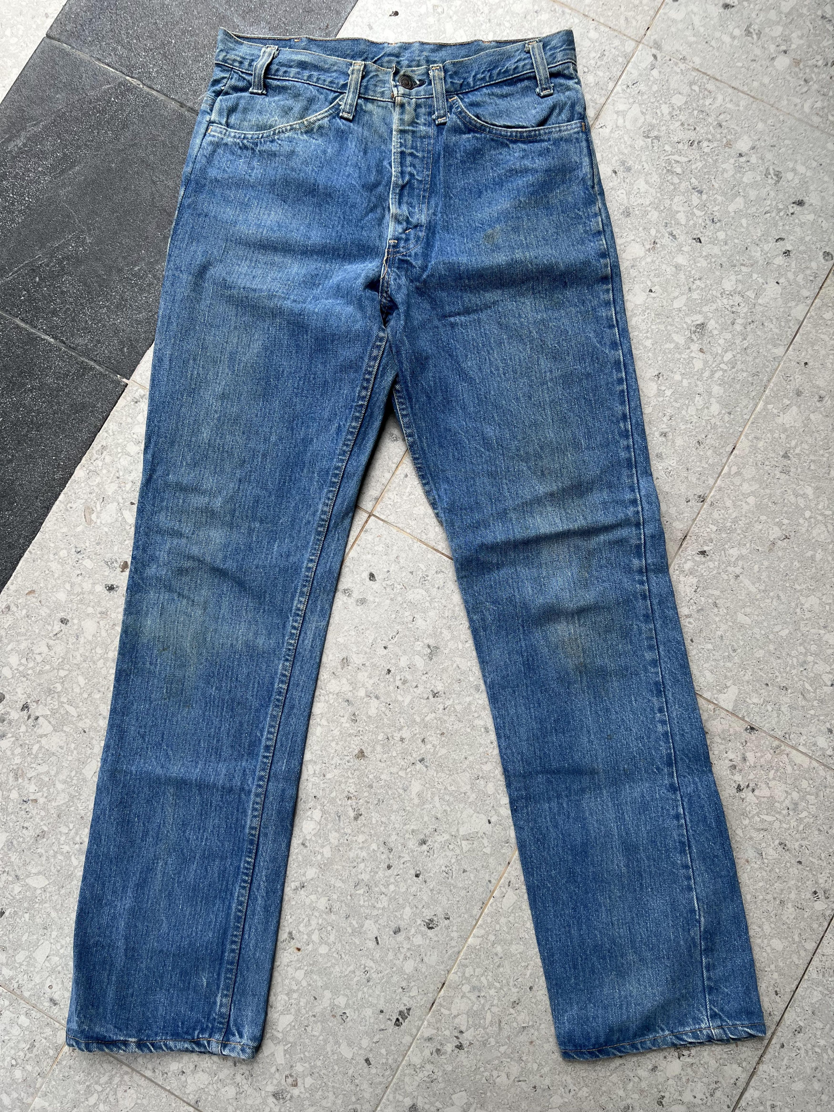 Levi's × Vintage 70s Levis 519 Orange tab Button no 8 denim Size US 32 / EU 48 - 1 Thumbnail