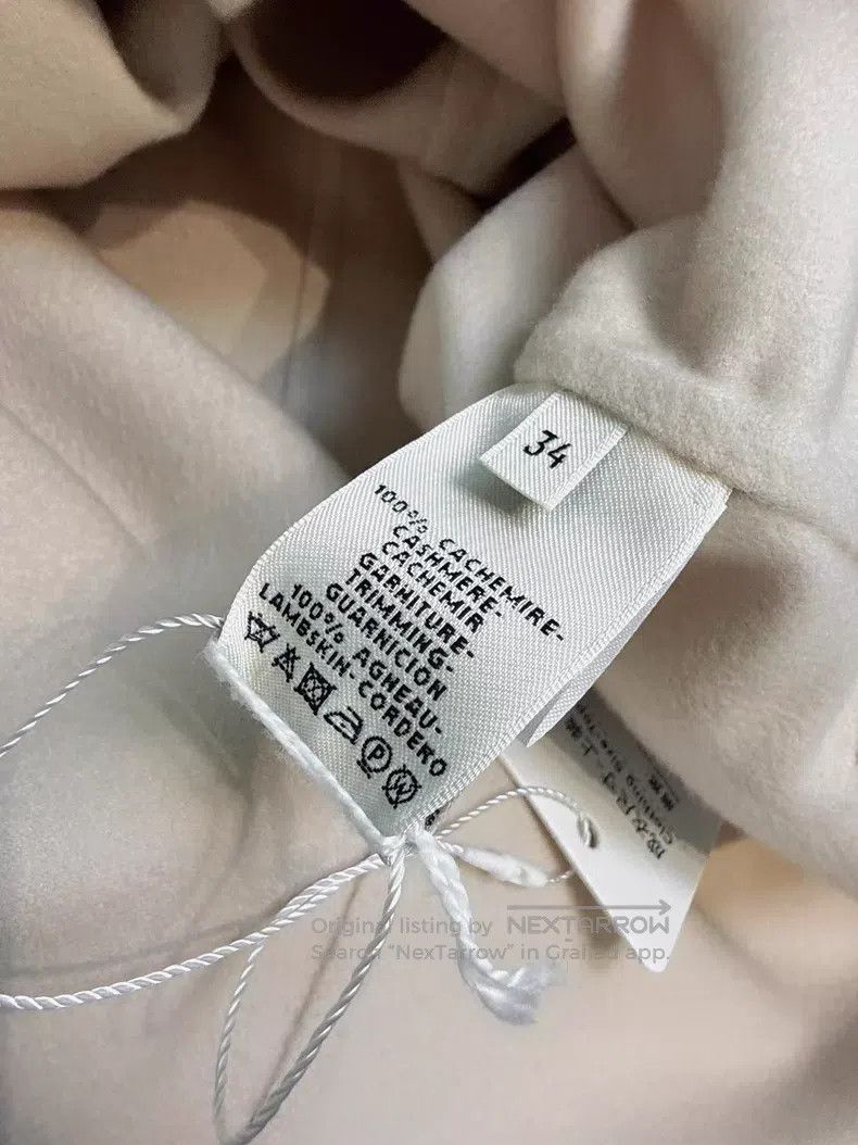 Hermes Hermes Milk Tea Nude Pink Long Sleeve Mid-length Cashmere Size XXS / US 00 / IT 34 - 5 Thumbnail