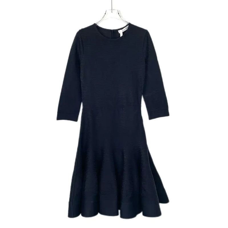 Dior Dior Black Silk Blend Women's Dress 0089 Size S / US 4 / IT 40 - 1 Thumbnail
