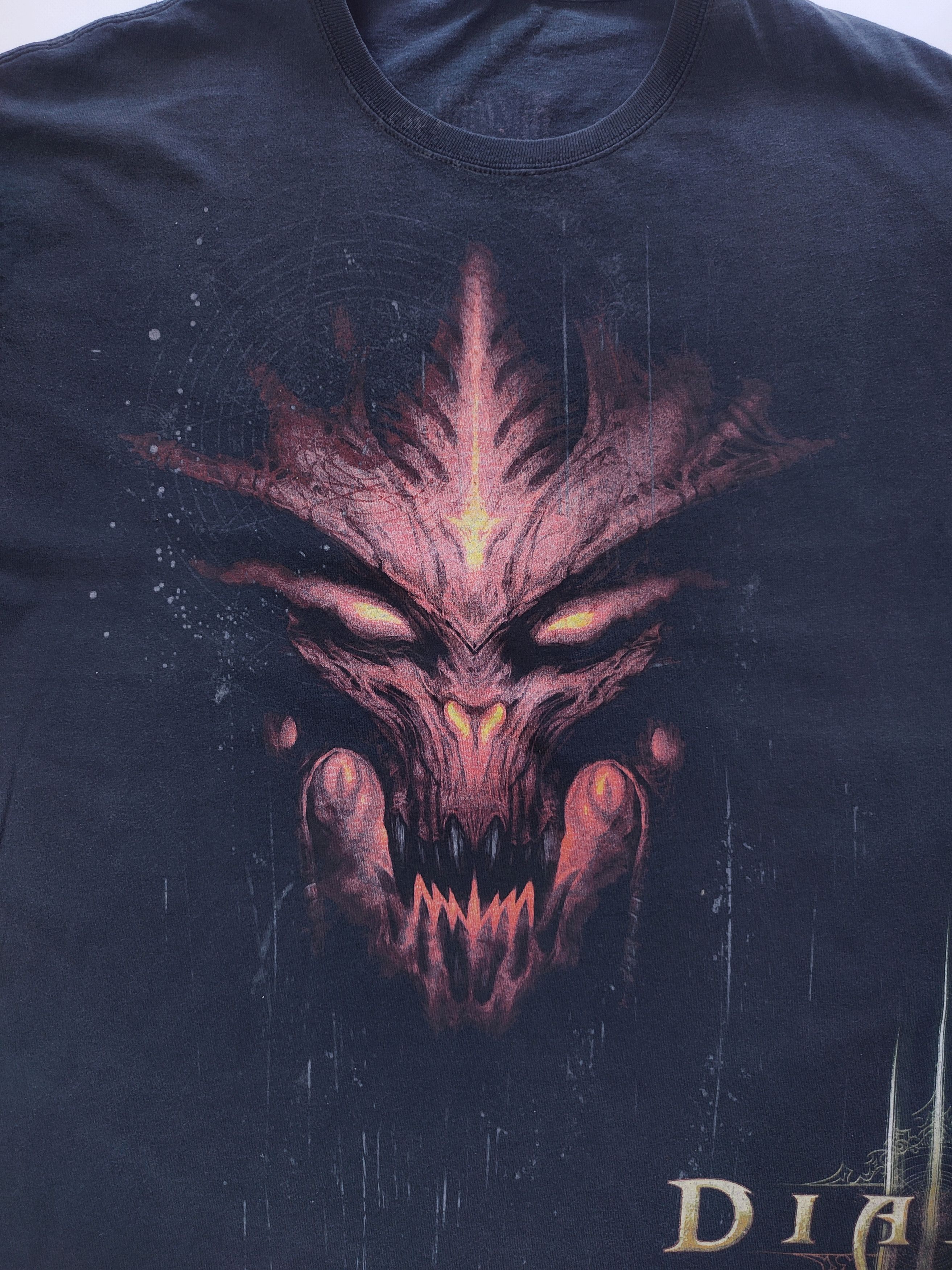 Playstation Diablo 3 blizzard game vintage t-shirt Size US XL / EU 56 / 4 - 5 Thumbnail