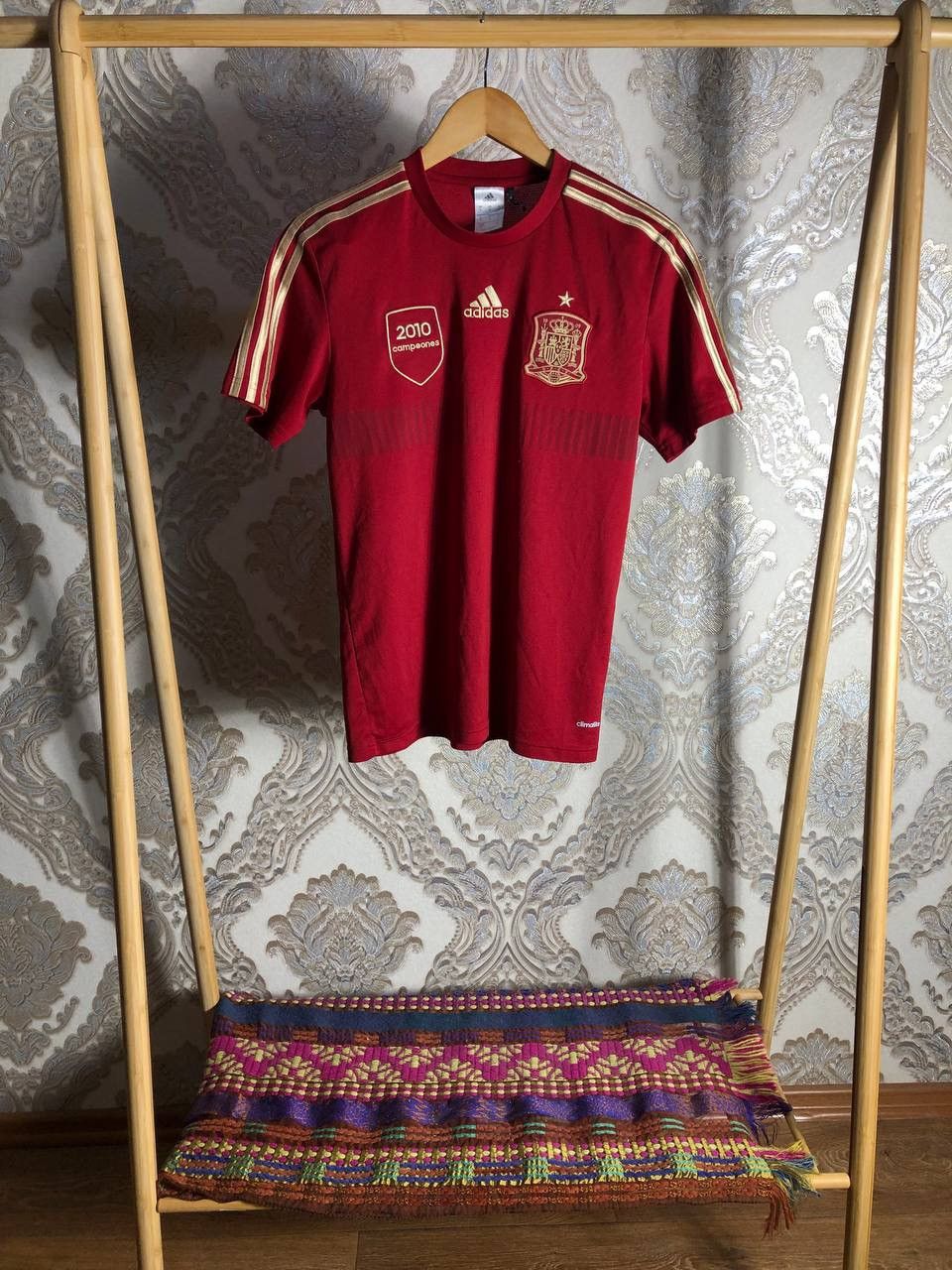 Adidas VINTAGE ADIDAS SPAIN RETRO SOCCER JERSEY MADRID BLOKE 90s Size US S / EU 44-46 / 1 - 1 Thumbnail