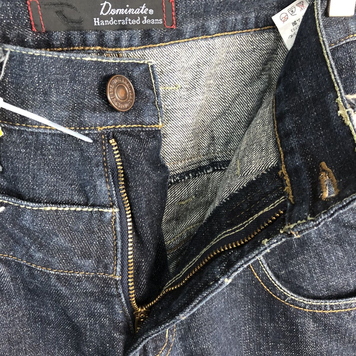 Japanese Brand DL Dani Nate double waist Black Denim Pants #C614 Size US 29 - 11 Thumbnail